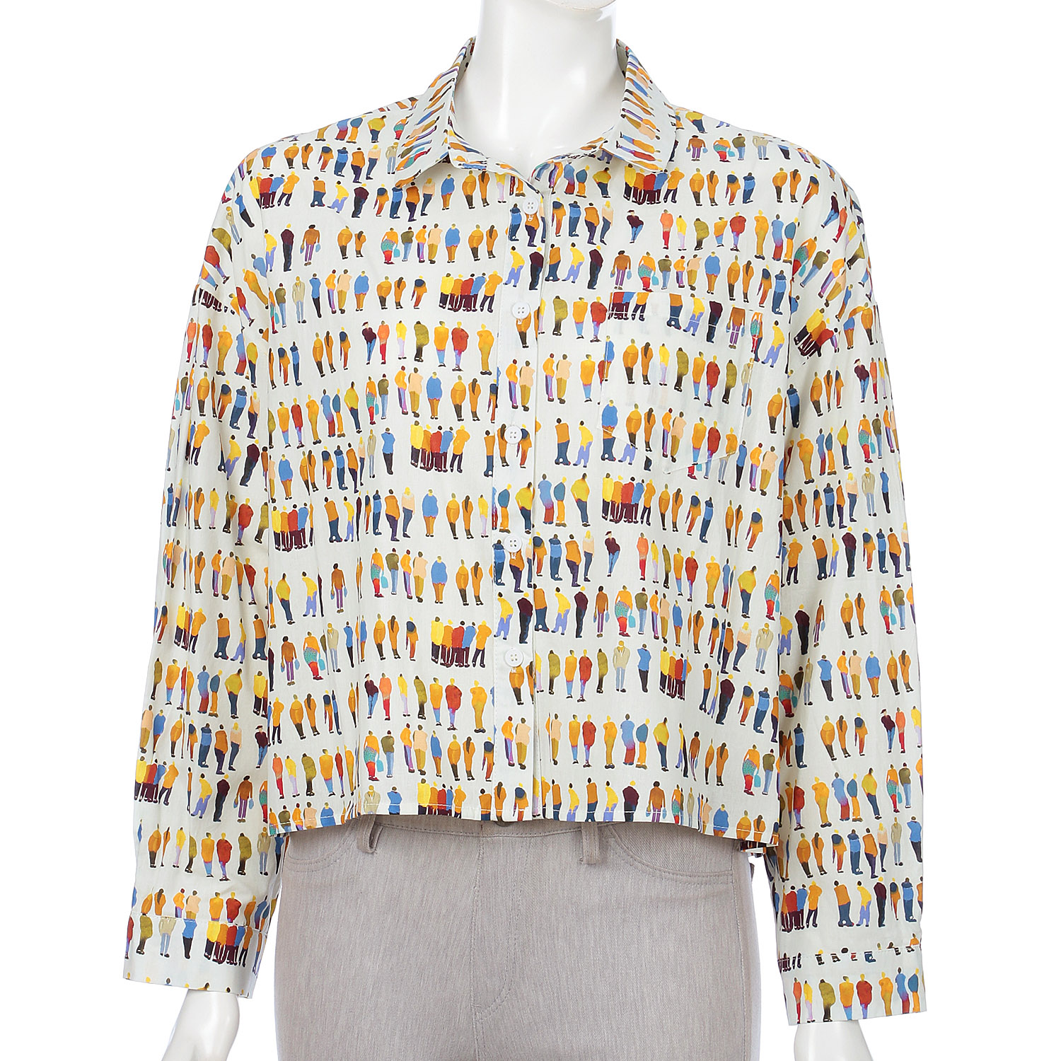 MAKITO 総柄丸襟ブラウス - 画像3