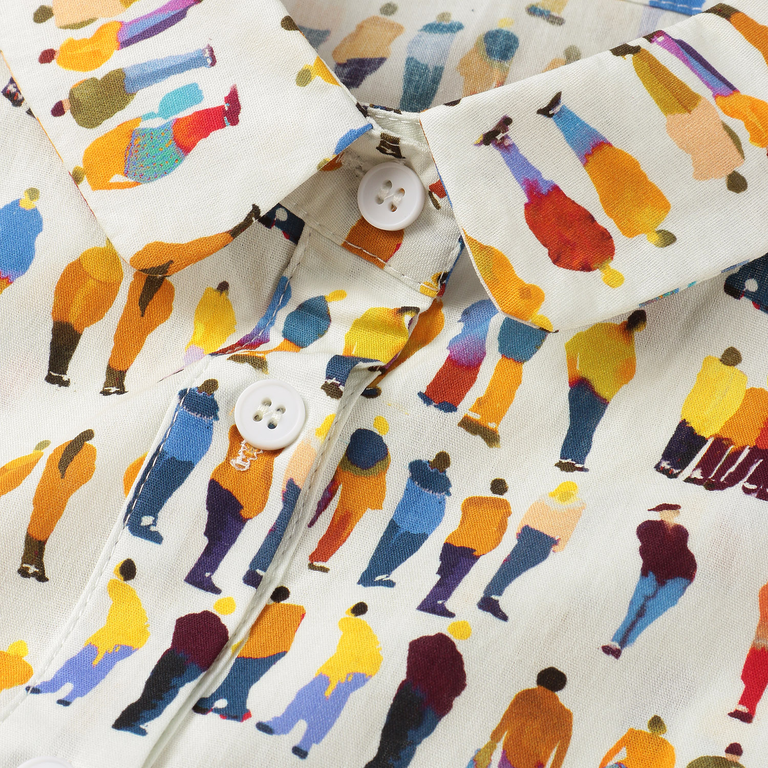 MAKITO 総柄丸襟ブラウス - 画像5