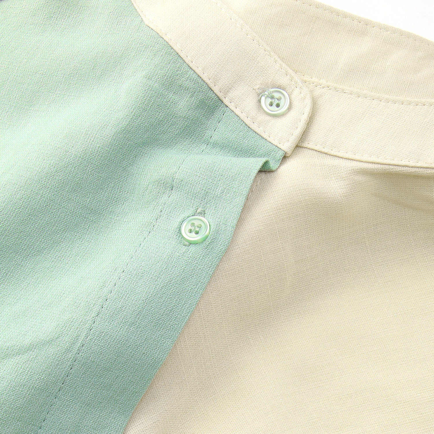 my life 切替配色チュニックシャツ - 画像10