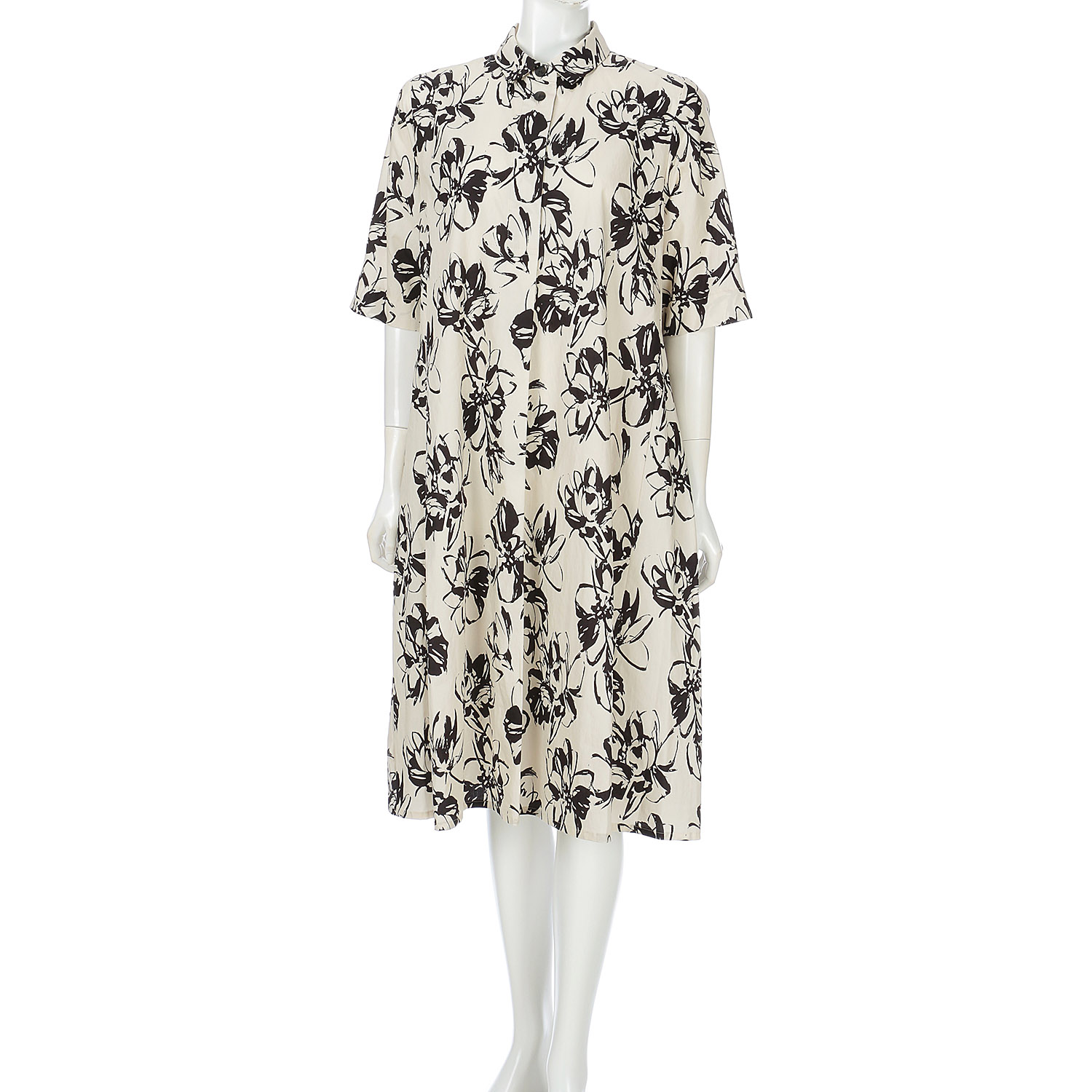 40ブロードインクジェットプリントワンピース - 画像7