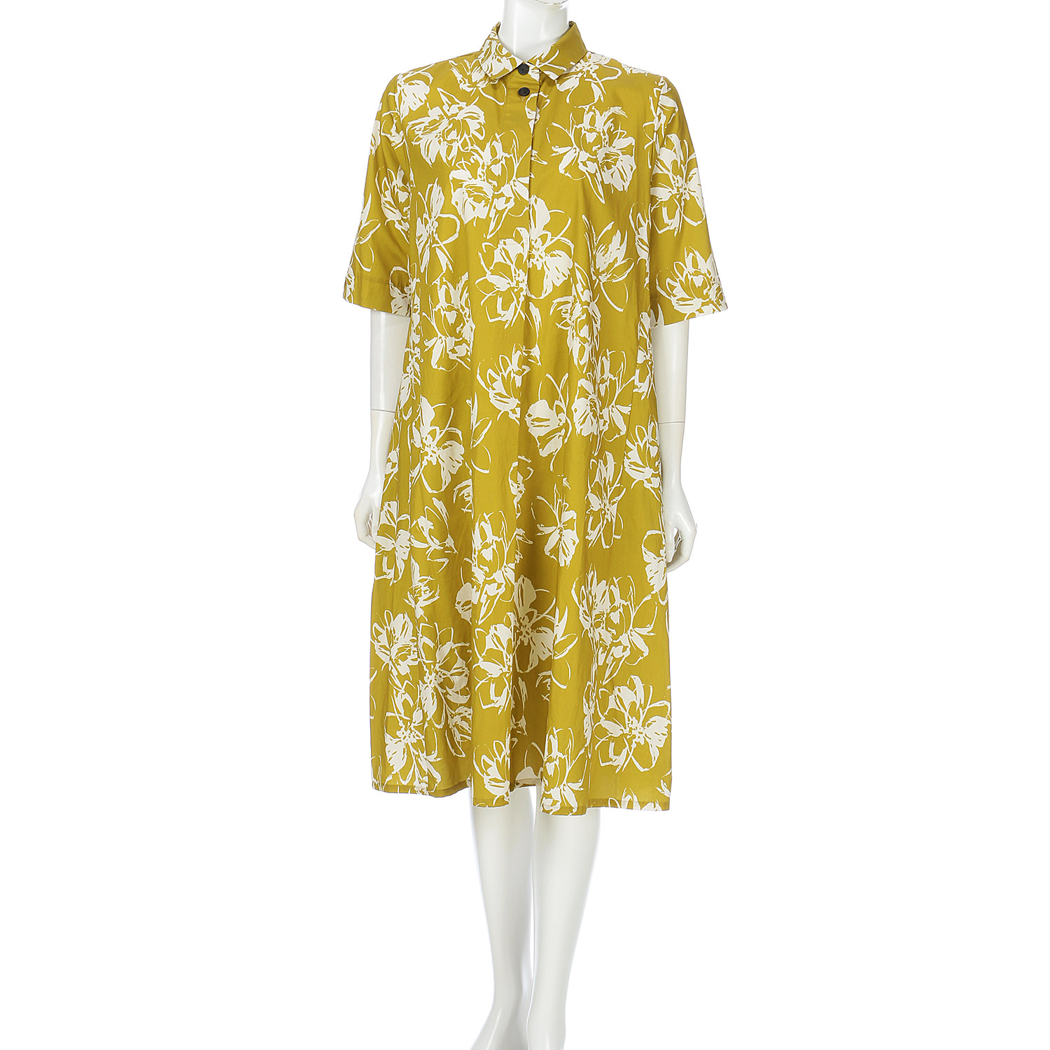 40ブロードインクジェットプリントワンピース - 画像8