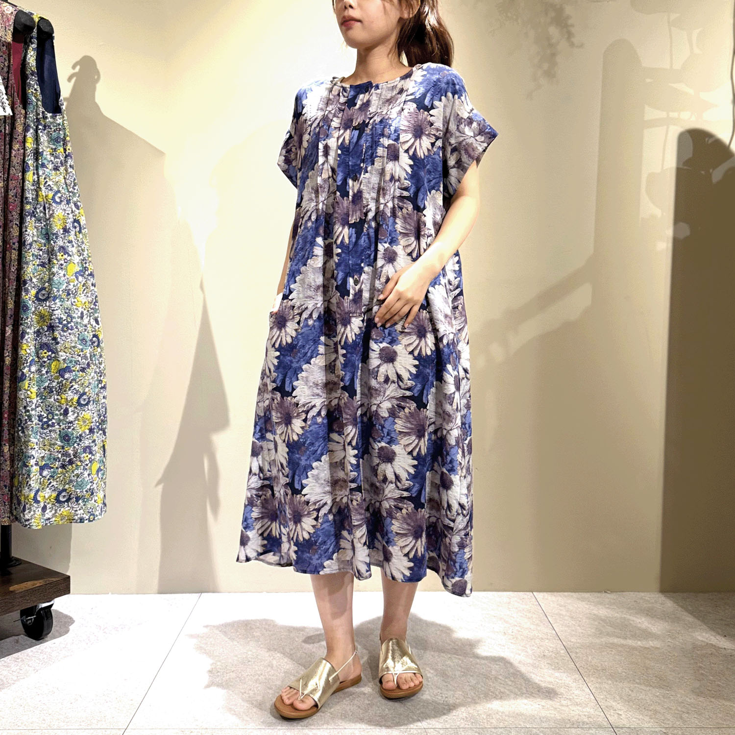 プリントワンピース