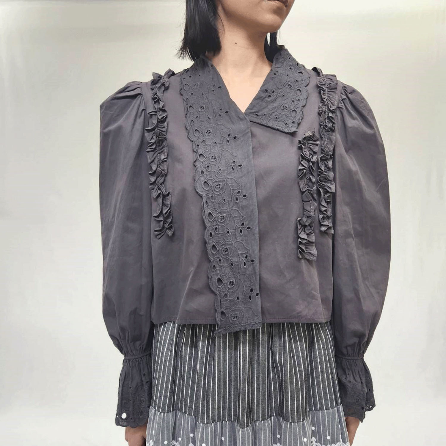 フリルデザインブラウス - 画像10