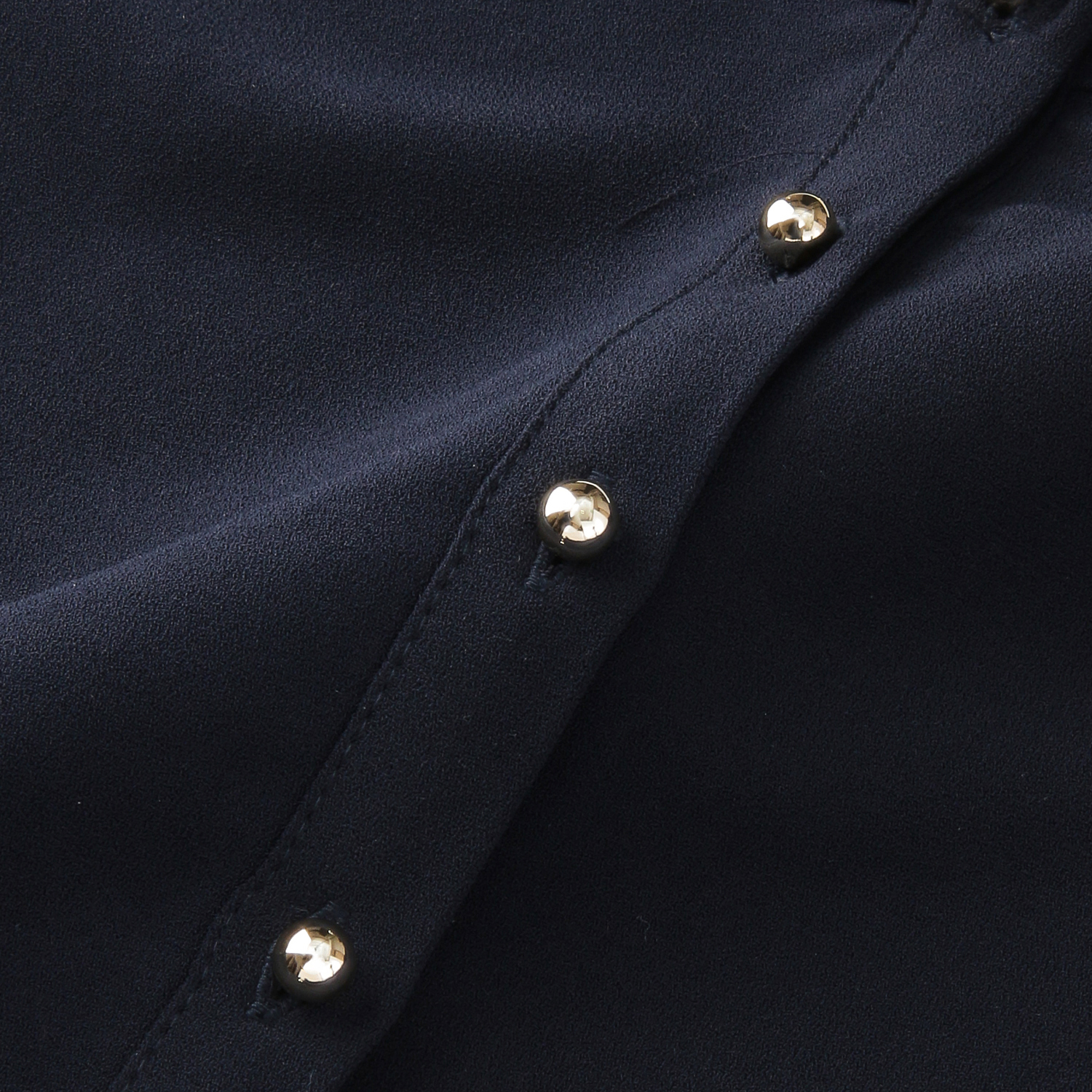 ジャケットライクノーカラーブラウス - 画像3