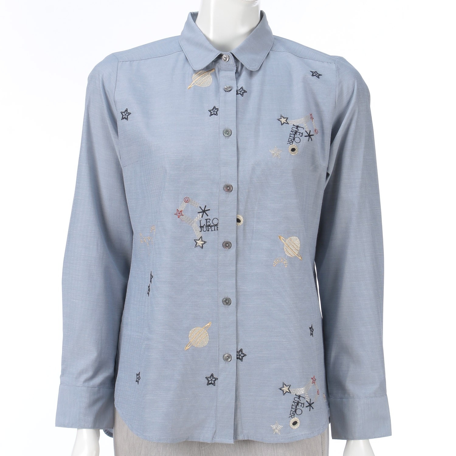 コズミック刺繍ブラウス - 画像4