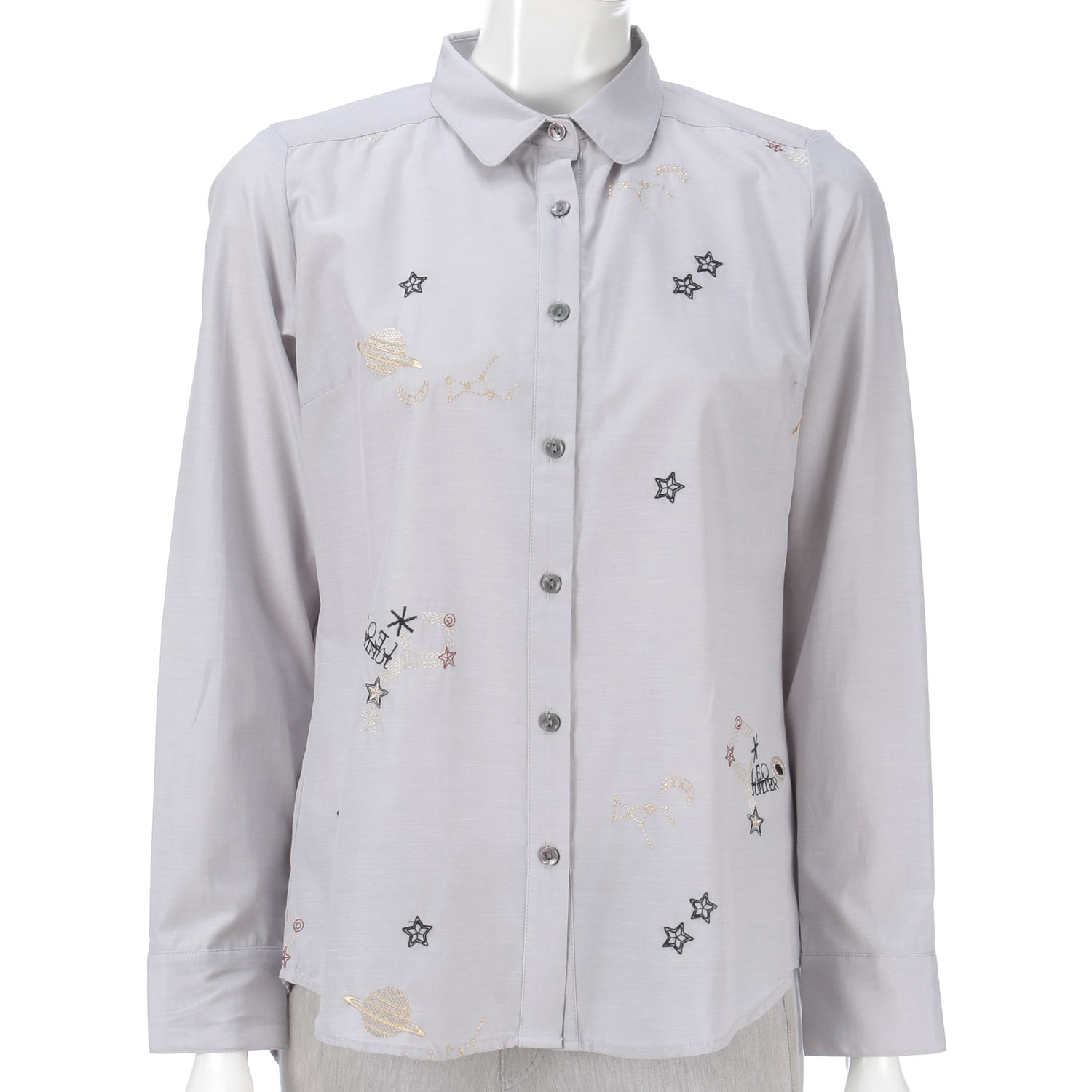 コズミック刺繍ブラウス - 画像1