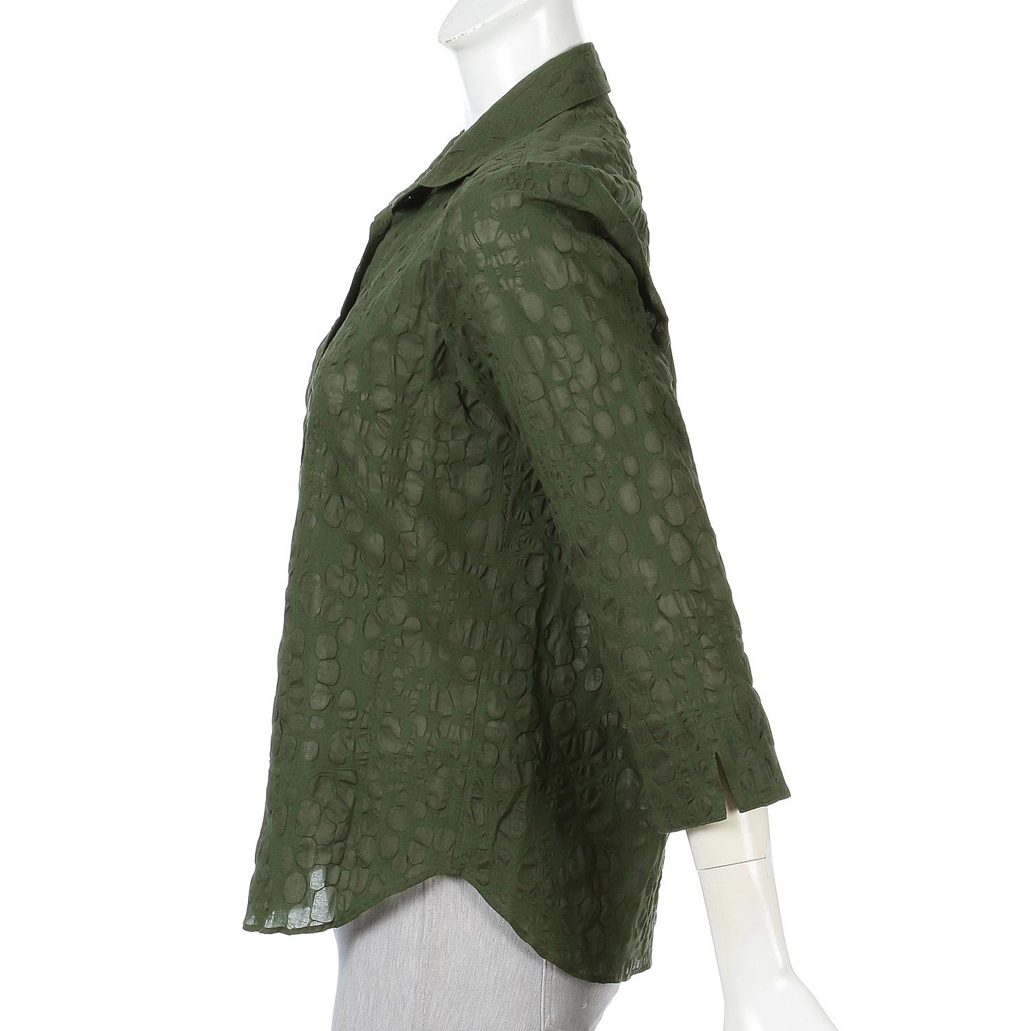 塩縮無地七分袖 - 画像15