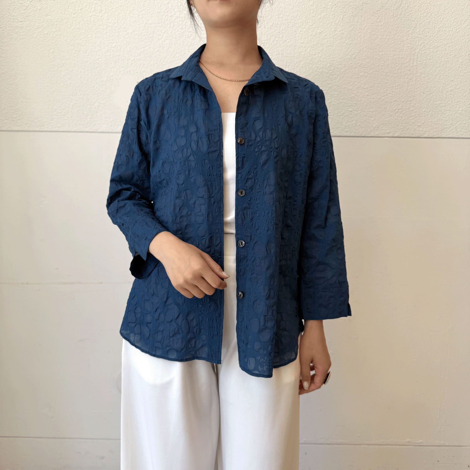 塩縮無地七分袖 - 画像7