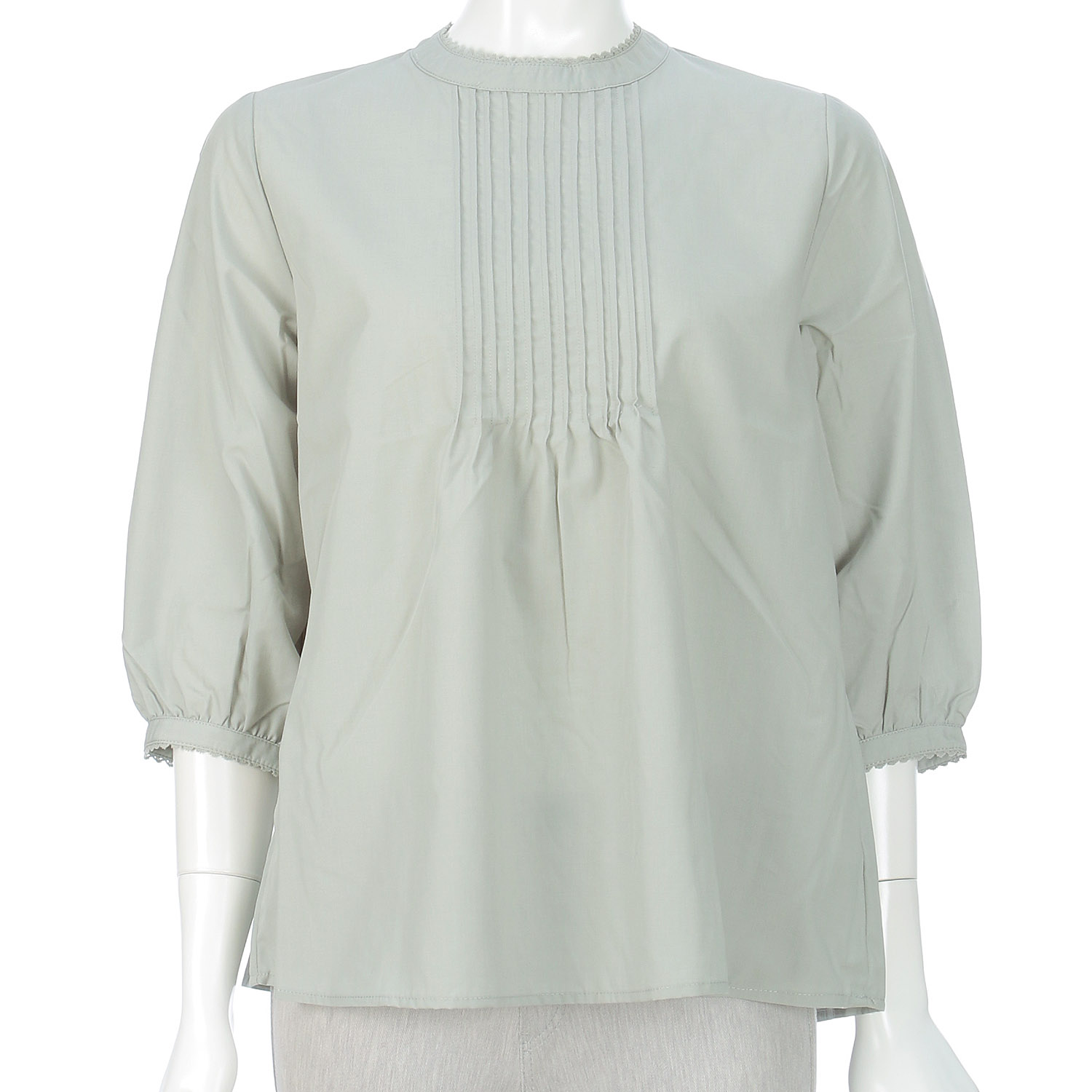 撥水加工タックブラウス