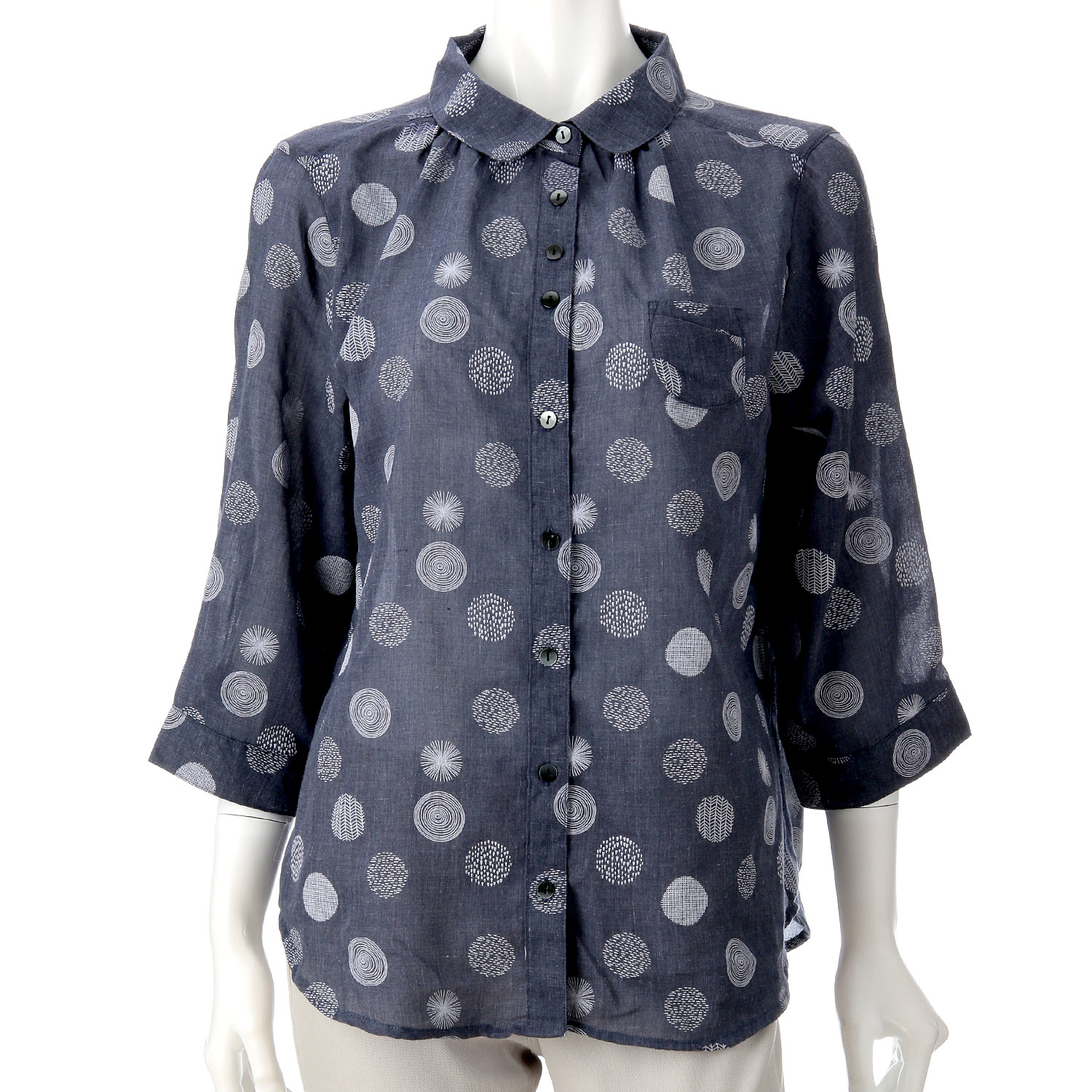 発砲プリントブラウス - 画像7