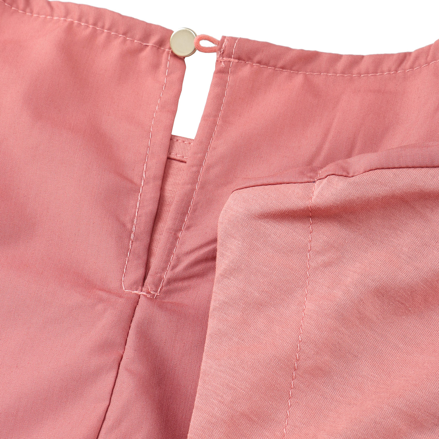 シルケット綿後身布帛使いプルオーバー - 画像11