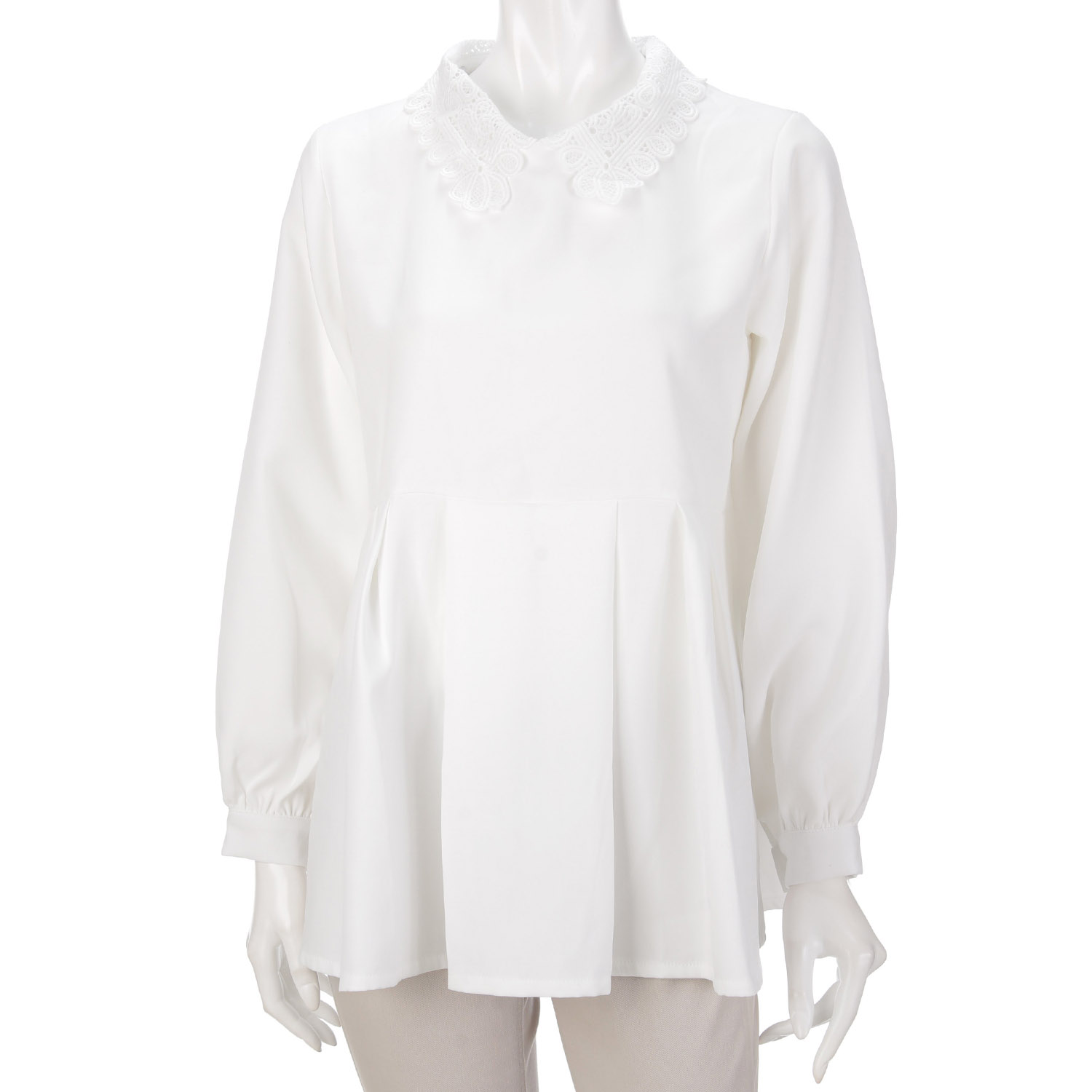 ペプラムフレアブラウス - 画像2