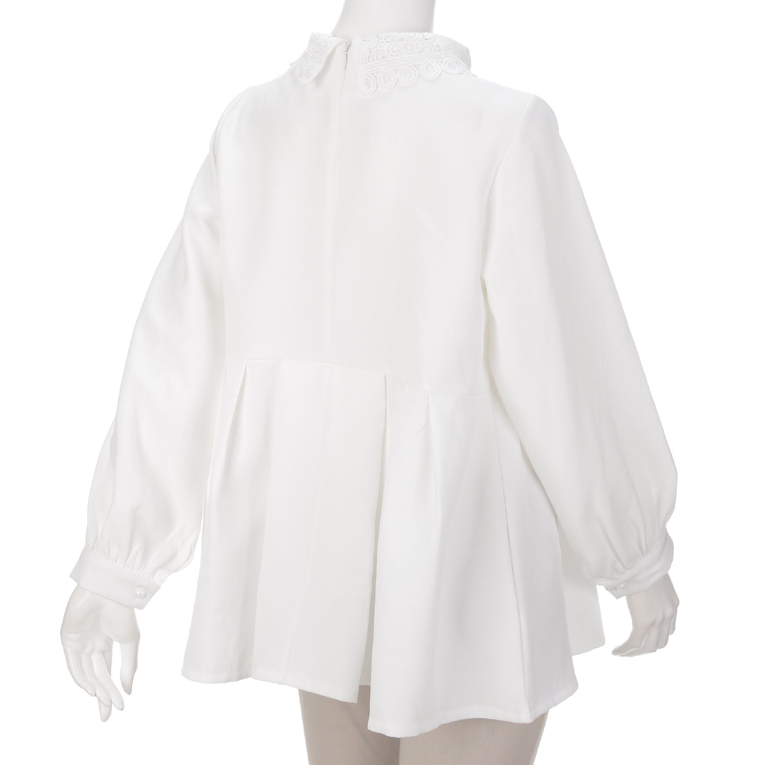 ペプラムフレアブラウス - 画像4