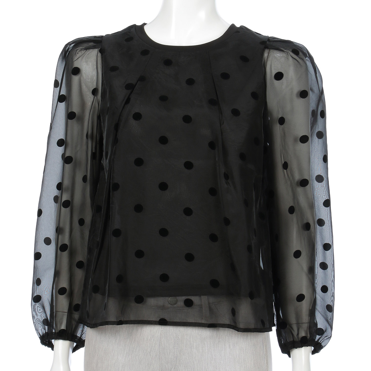 フロッキードットプルオーバー - 画像6