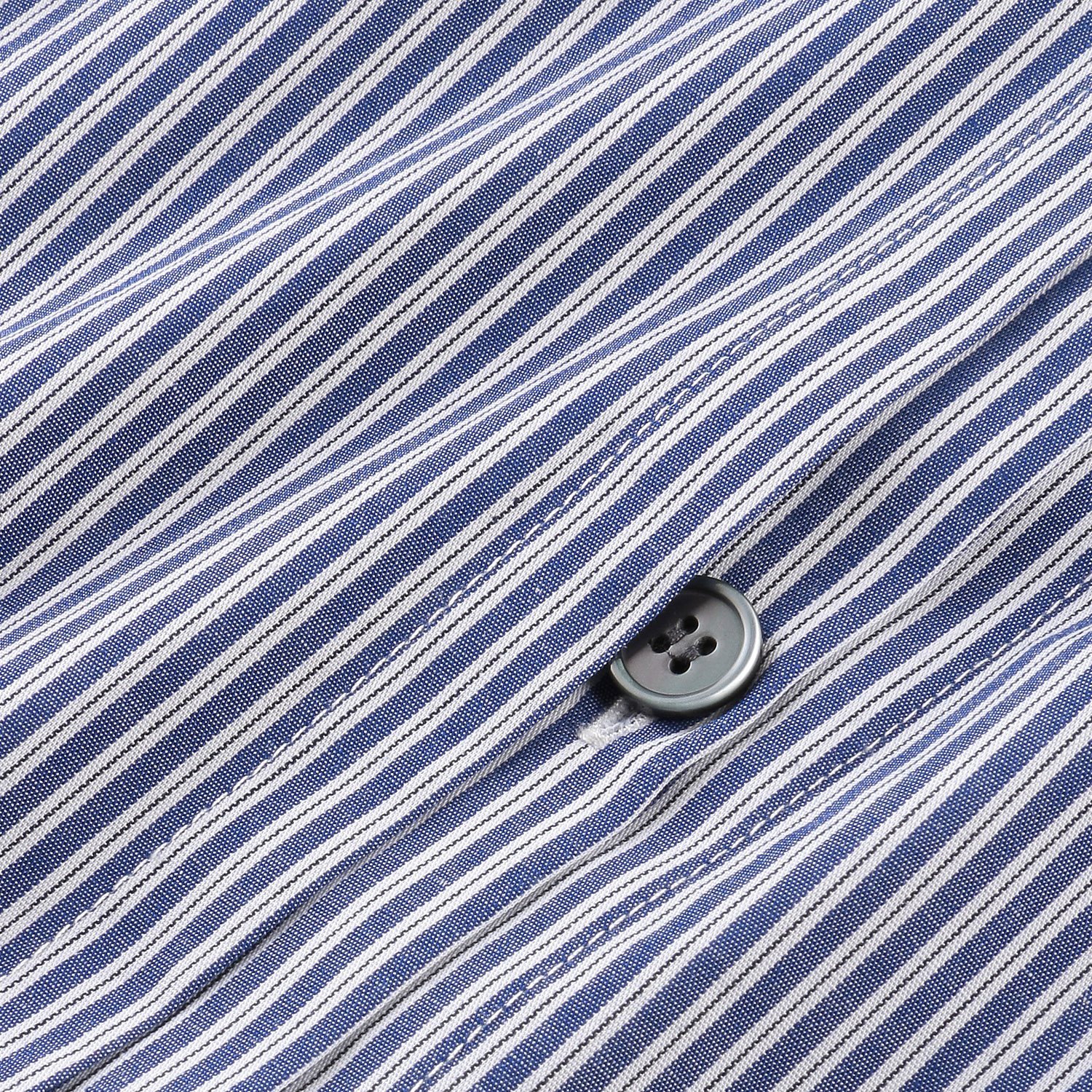 ストライプ柄オーバーブラウス - 画像4