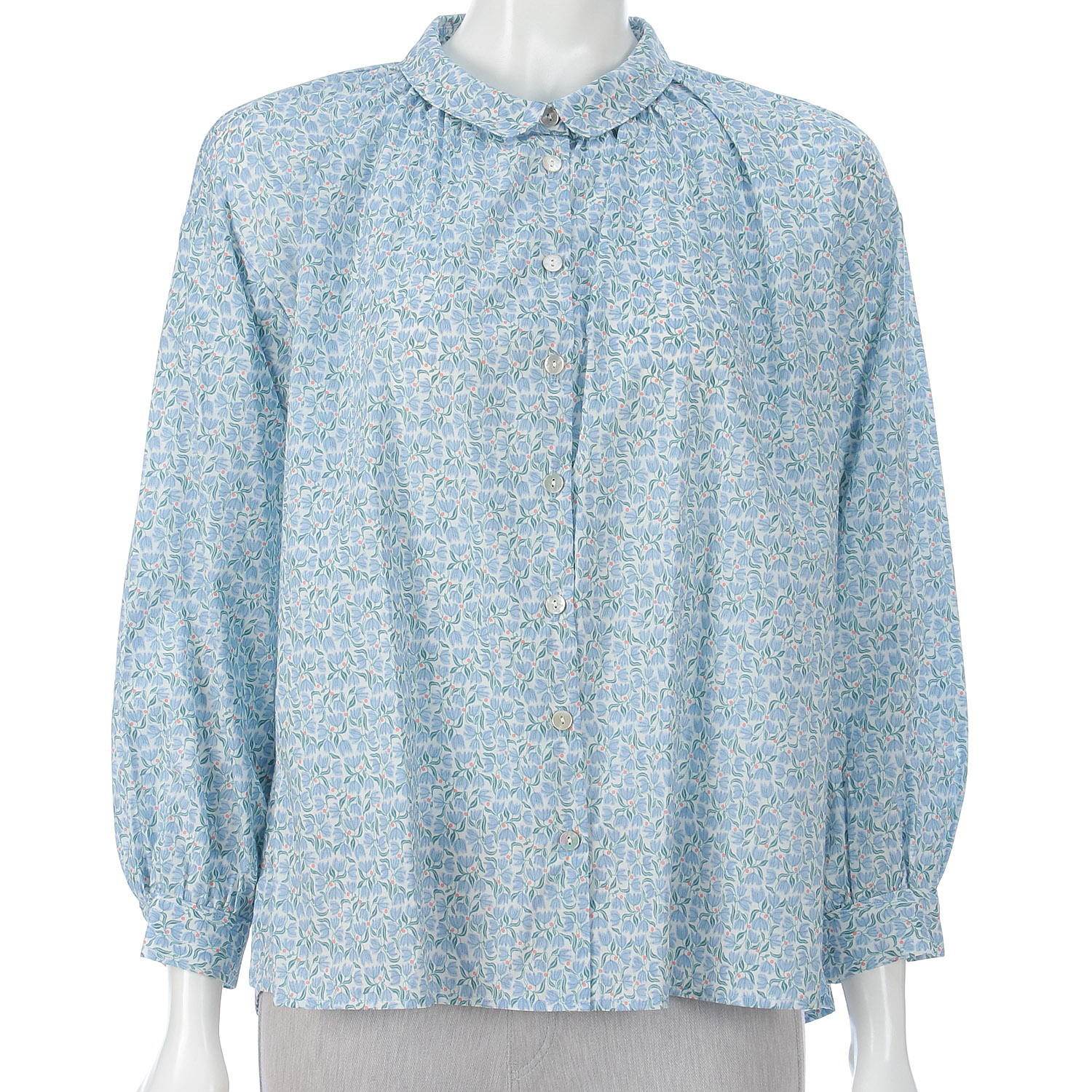 パターンチューリップ柄ブラウス - 画像7