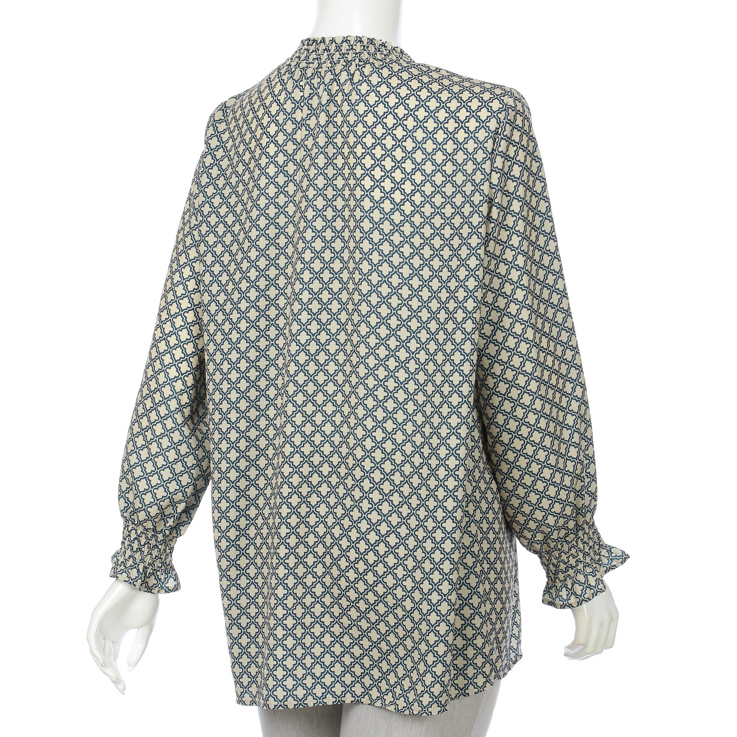 ジョーゼットプリントシャーリングチュニック - 画像4