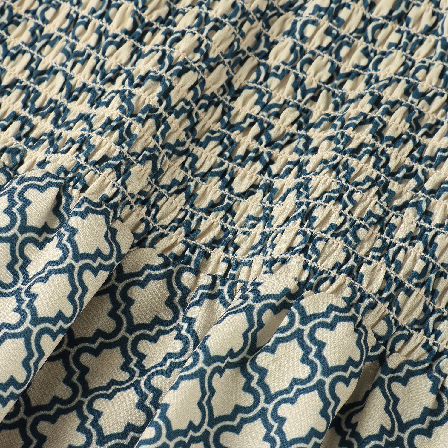 ジョーゼットプリントシャーリングチュニック - 画像5