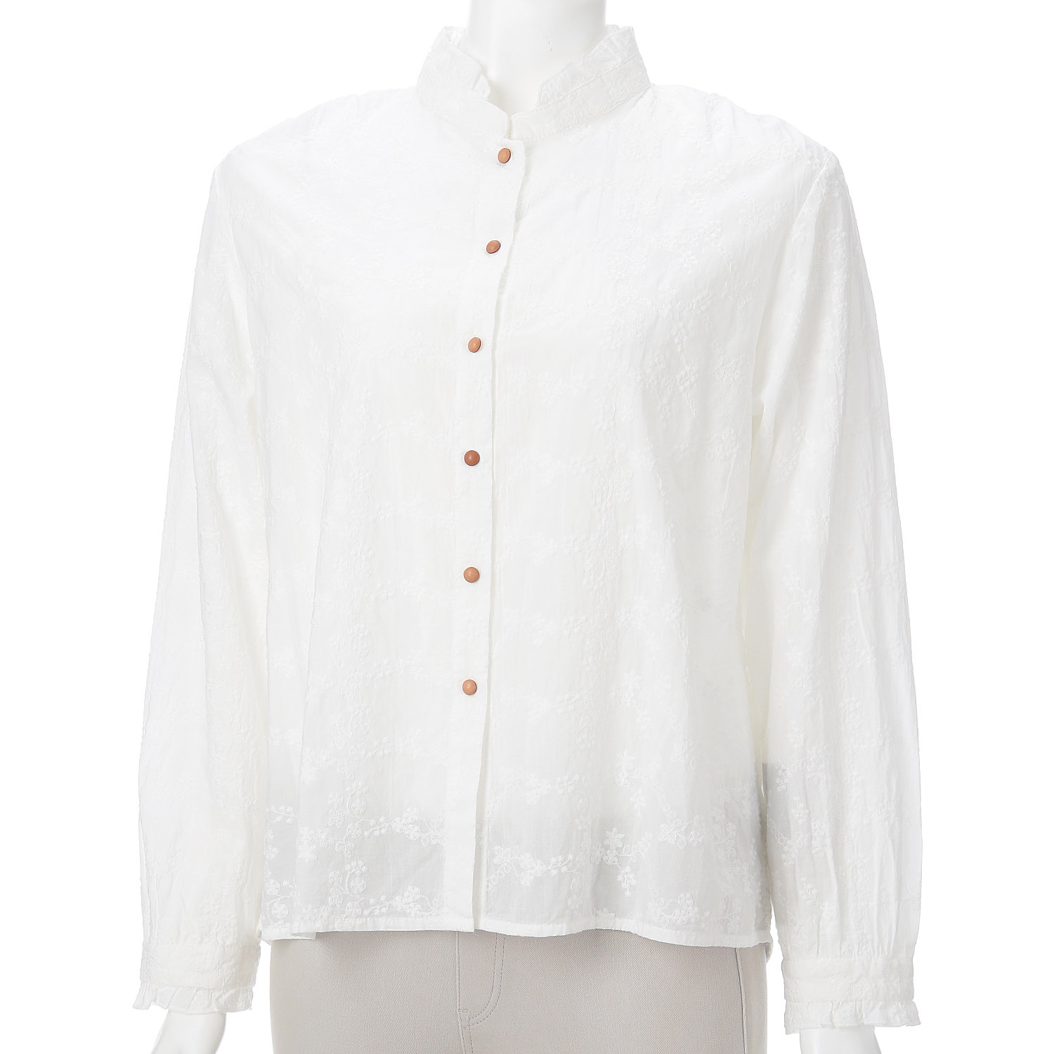 エンブロイダリーブラウス