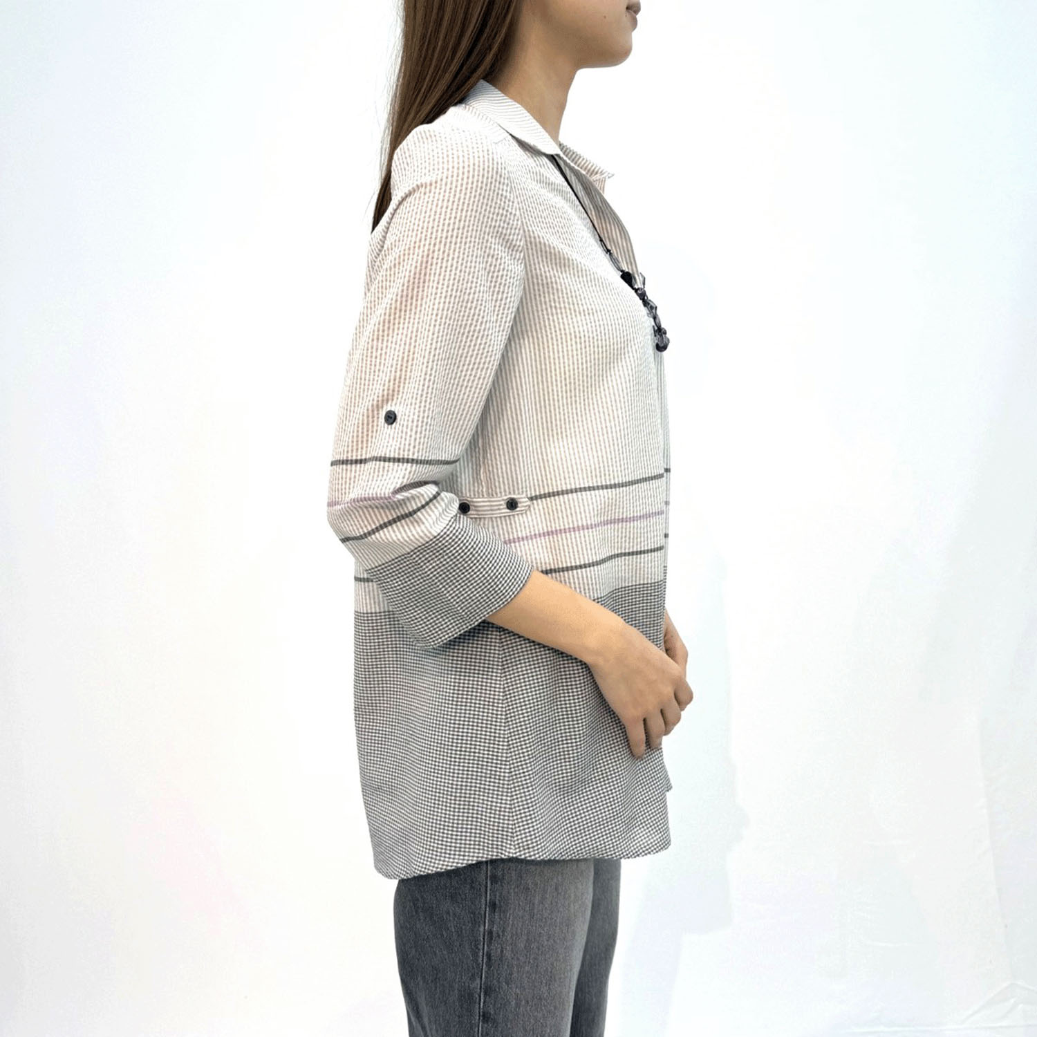 UVパネル柄ネックレス付きチュニック - 画像6