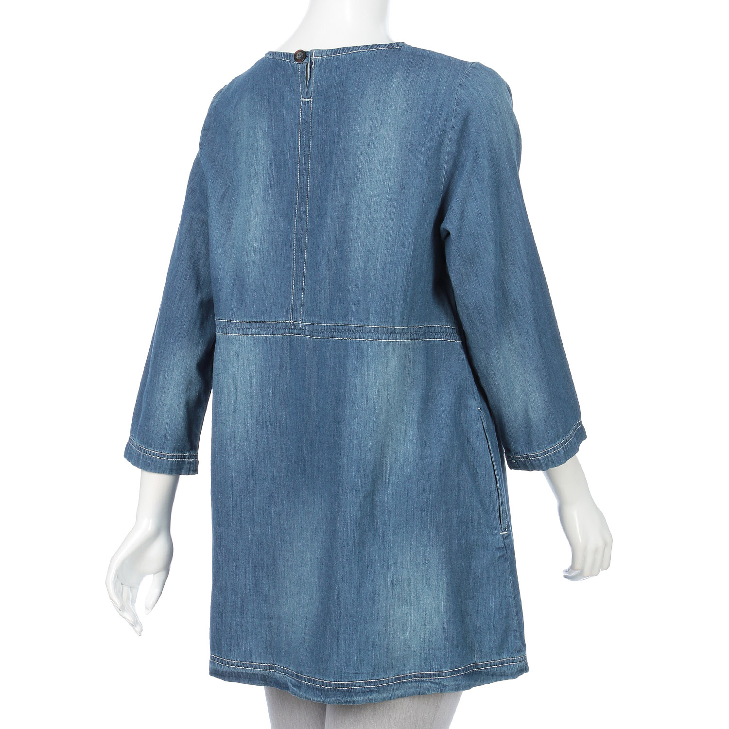 デニムピンタックチュニック - 画像2