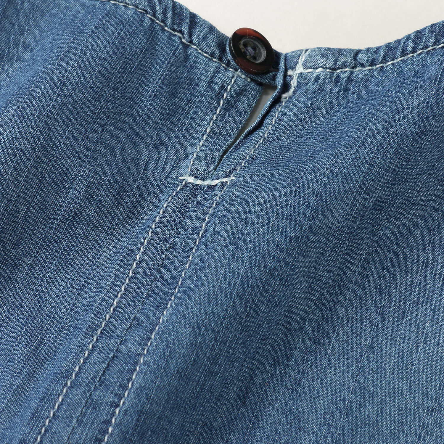 デニムピンタックチュニック - 画像3