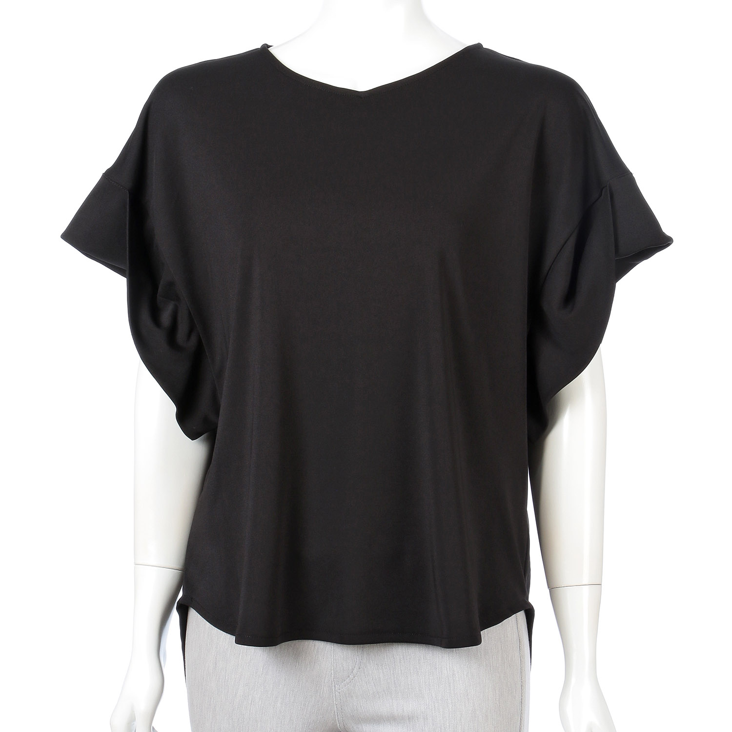 パフスリーブプルオーバーブラウス - 画像2