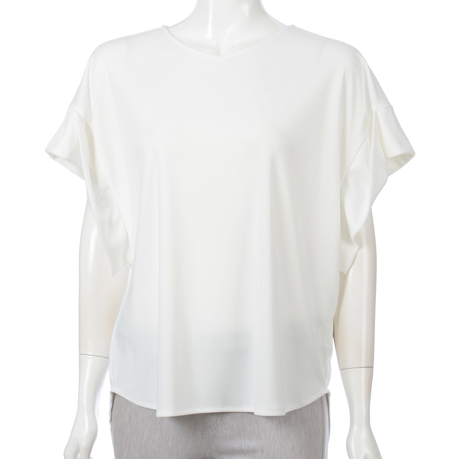 パフスリーブプルオーバーブラウス - 画像3