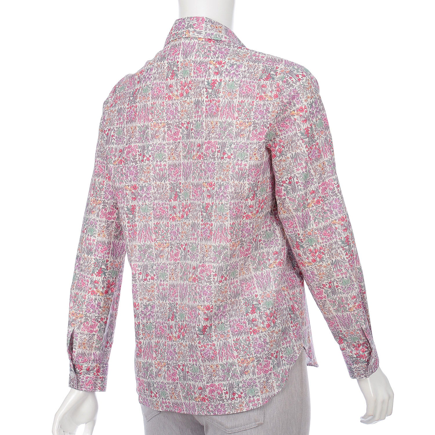 小花柄プリントシャツ - 画像2