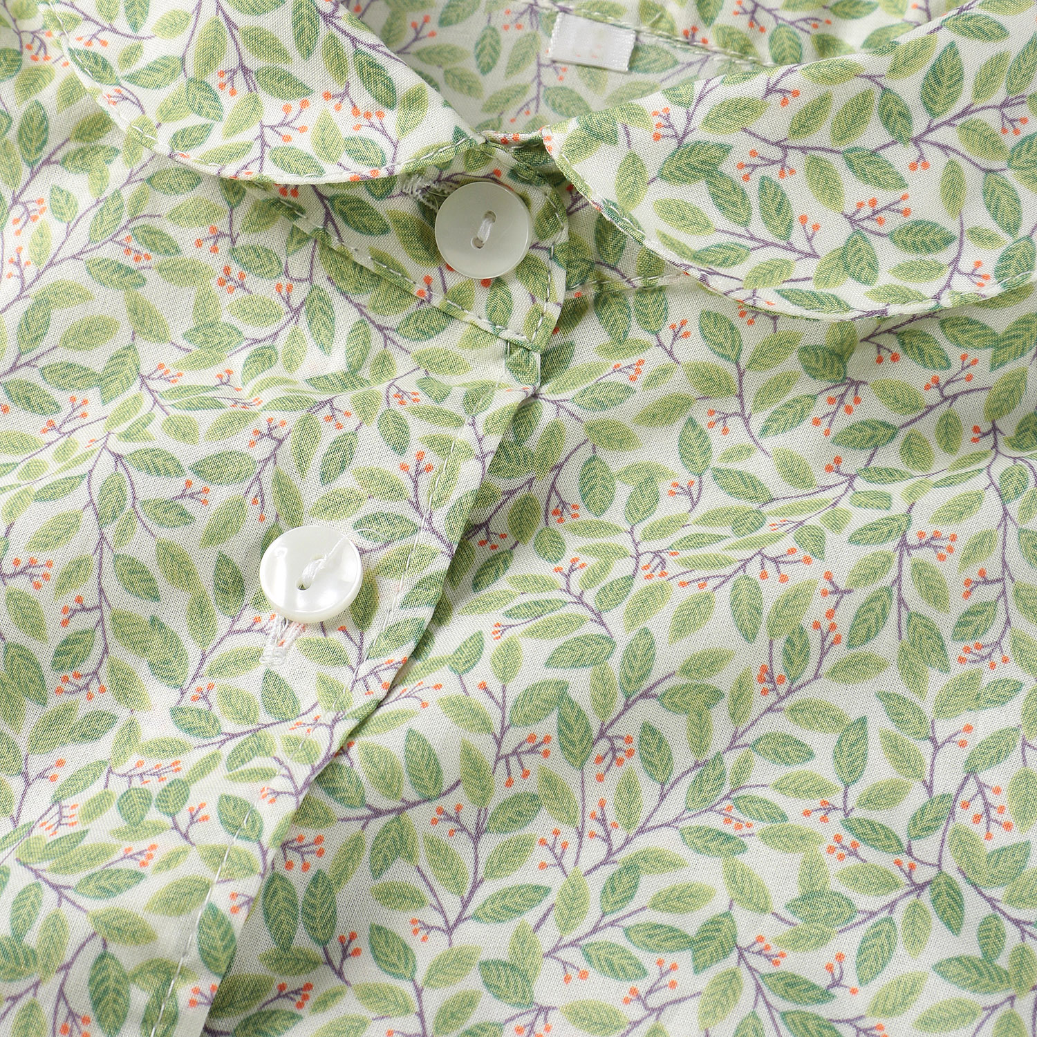 小花柄プリントシャツ - 画像3