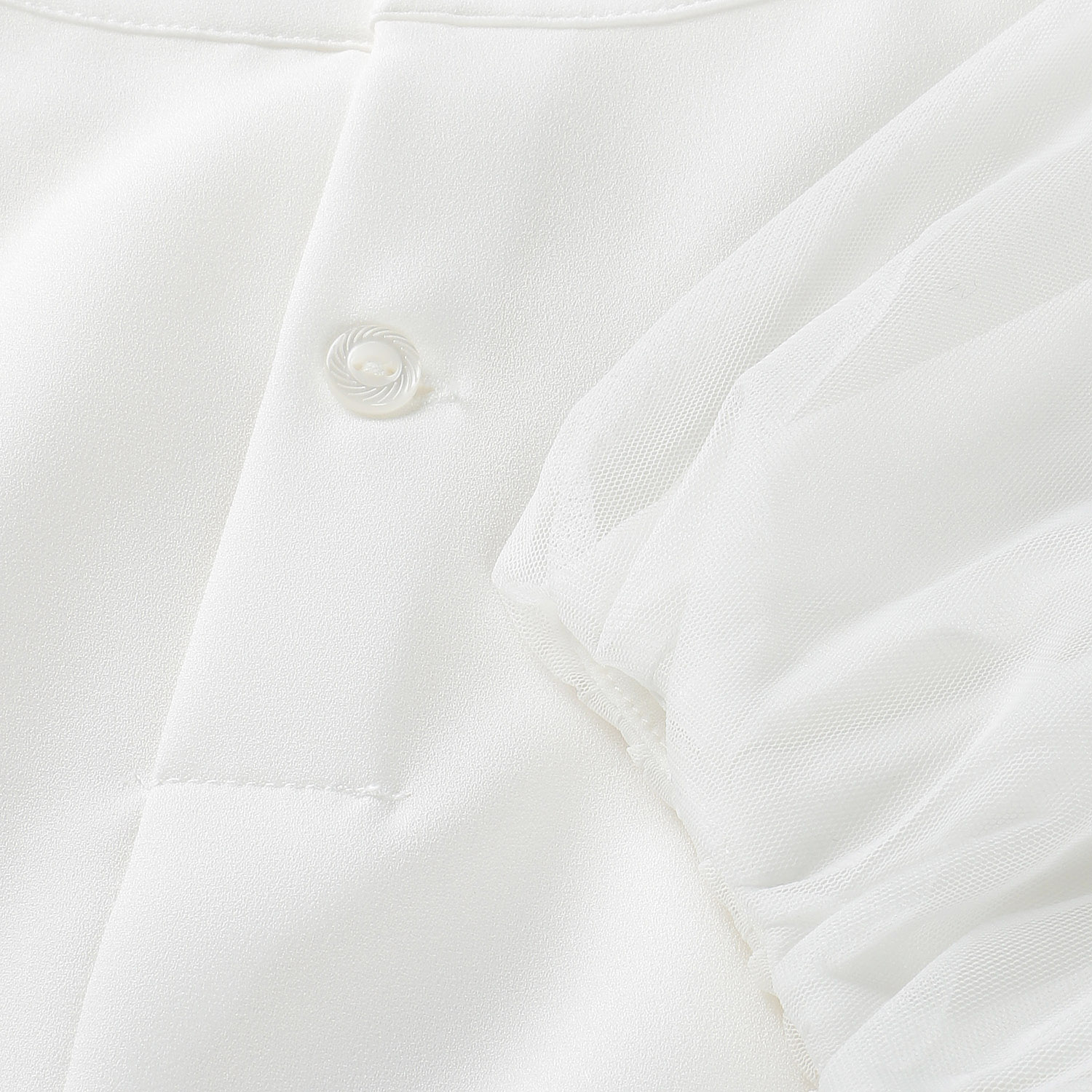 袖チュール使いブラウス - 画像5