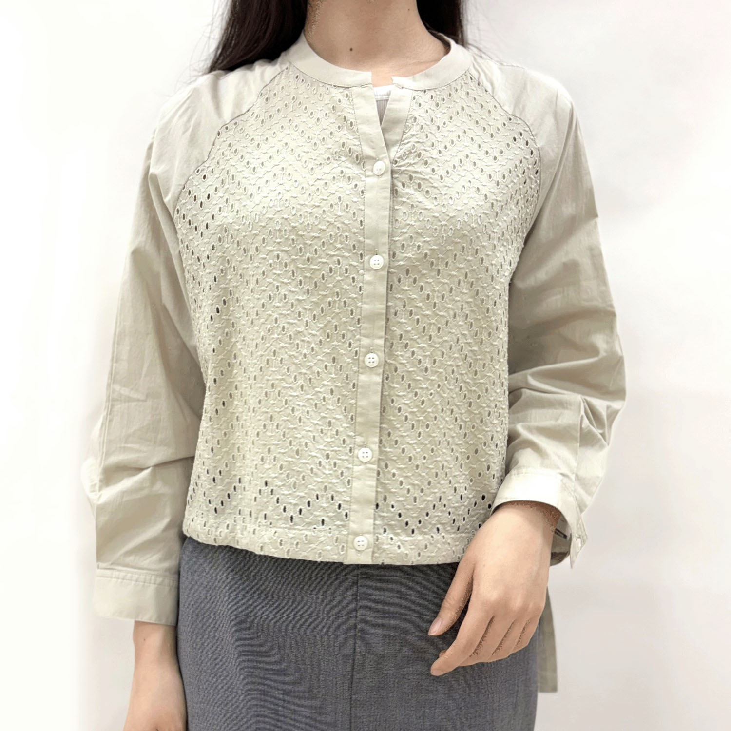 ギザギザ刺繍ブラウス - 画像8