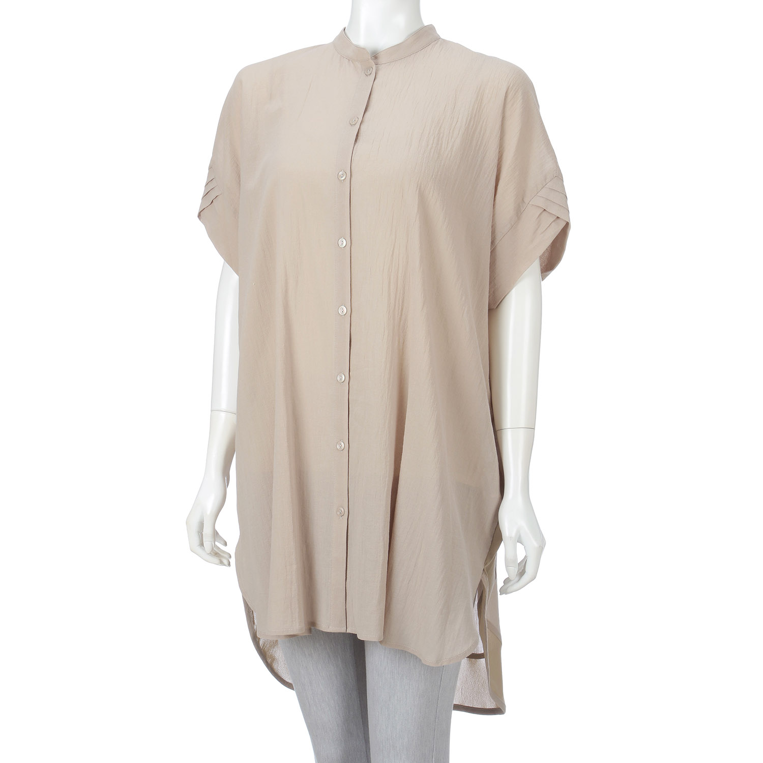 チュニック綿チリメン