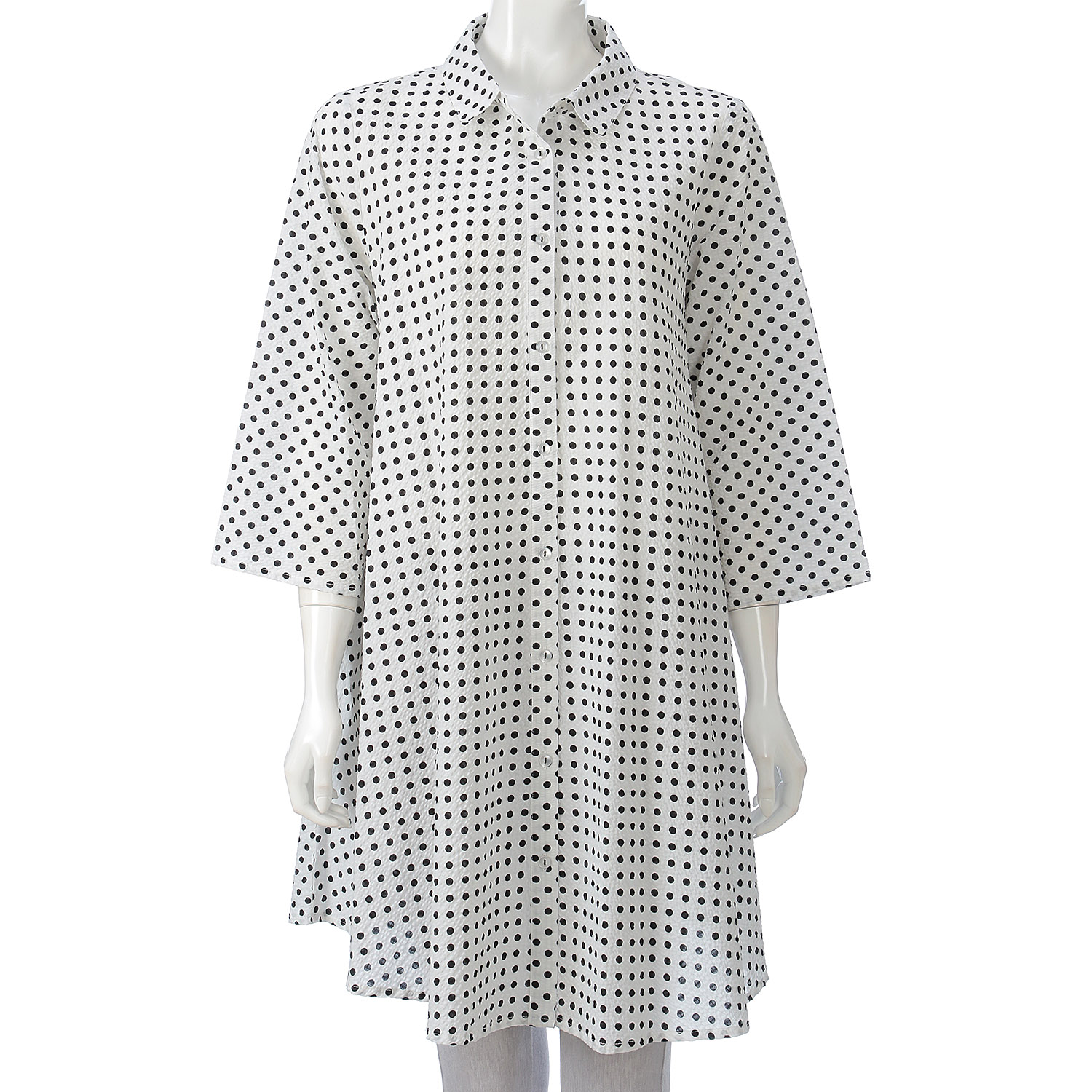 塩縮水玉ブラウス - 画像3