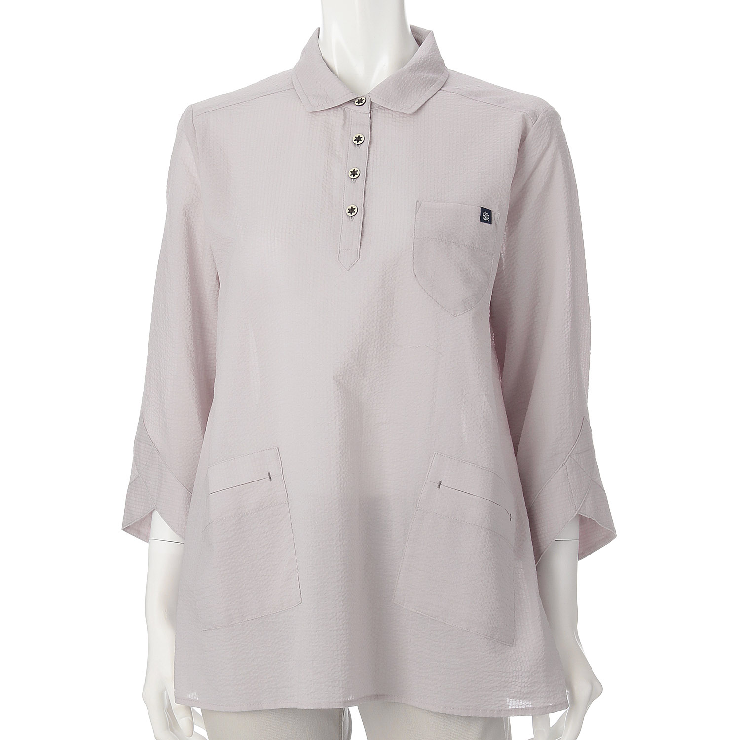 綿リップルチュニック - 画像3