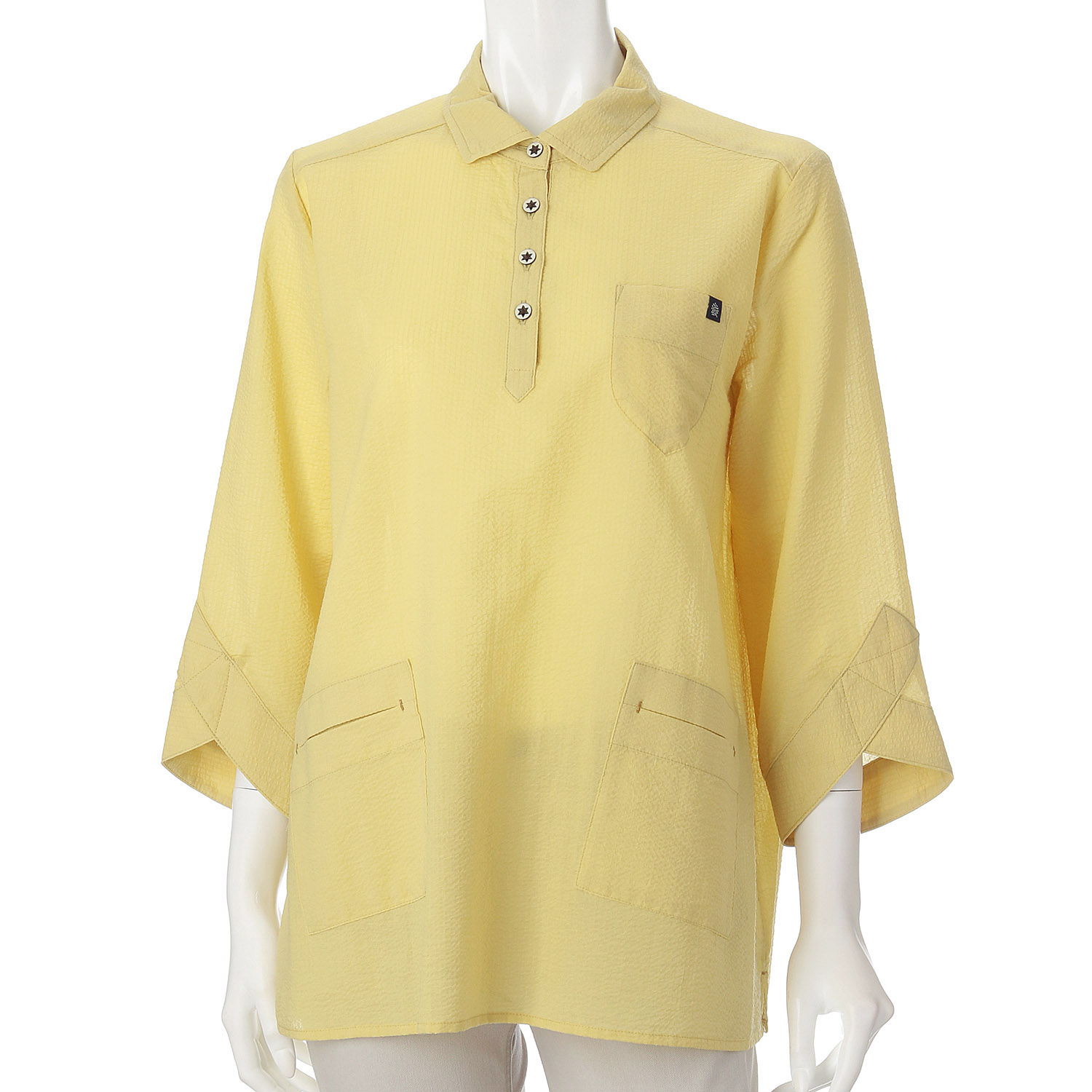 綿リップルチュニック