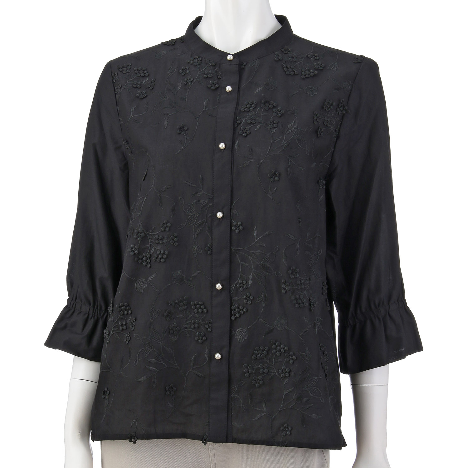 3D刺繍ブラウス - 画像3