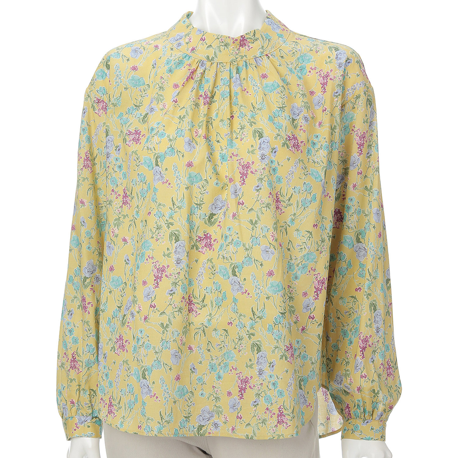 花柄プリントかぶり