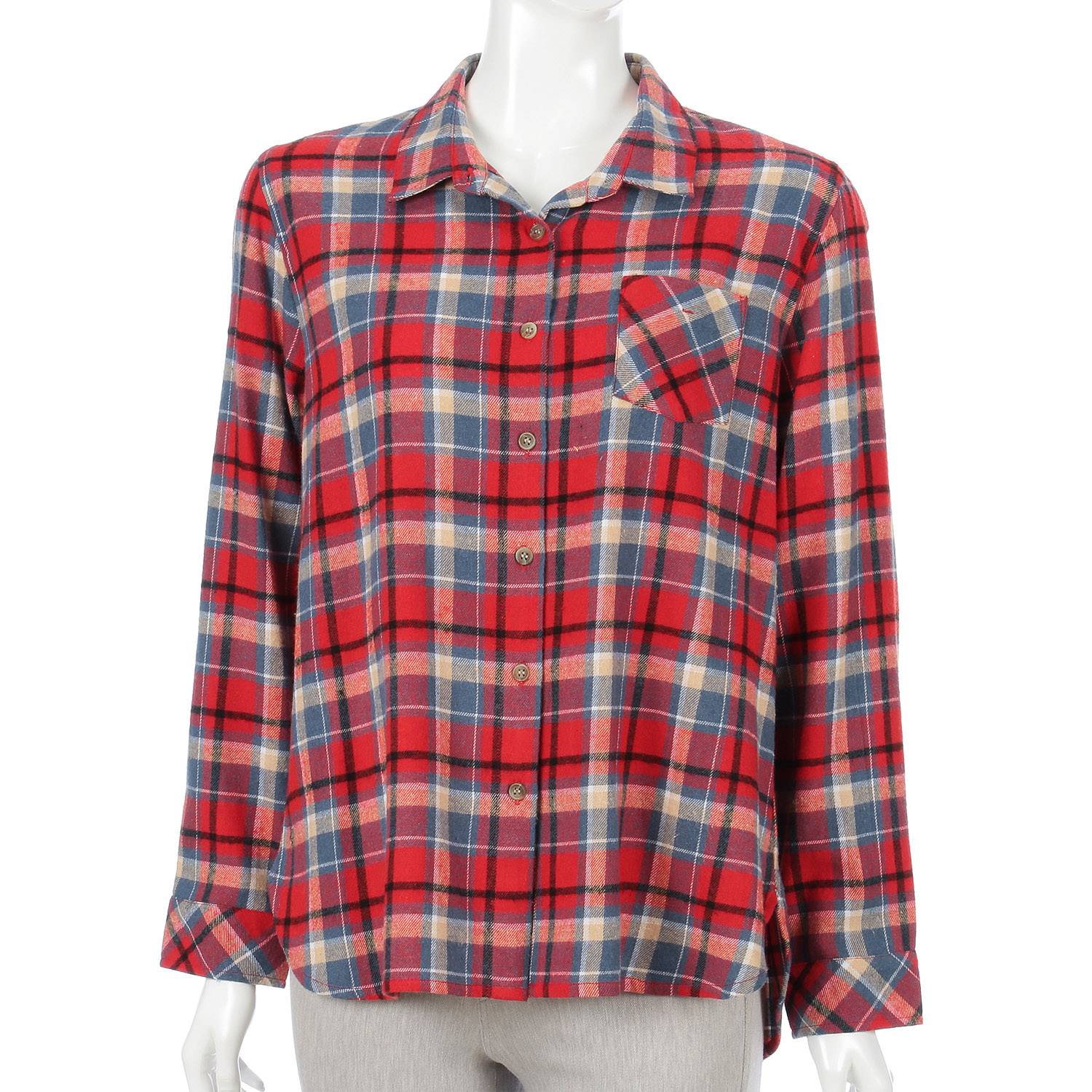 綿ネルシャツ - 画像7