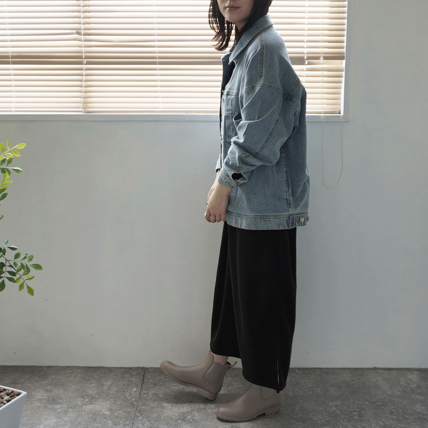 Emma ルーズデニムジャケット - 画像12