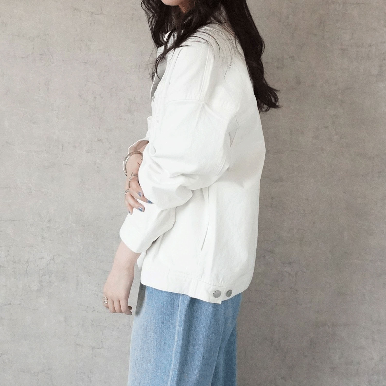 【ETONET限定】Emma ルーズデニムジャケット - 画像3