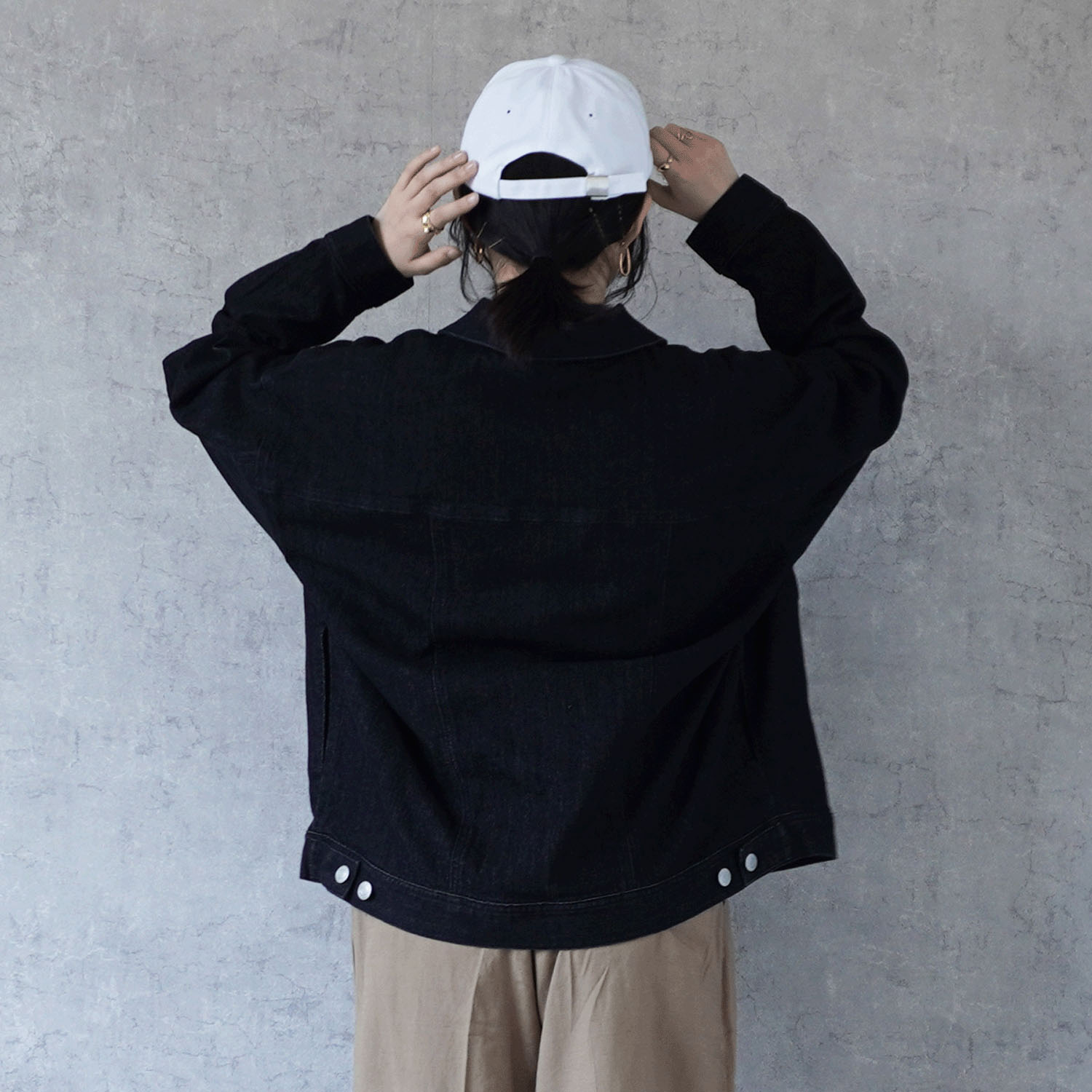 【ETONET限定】Emma ルーズデニムジャケット - 画像7