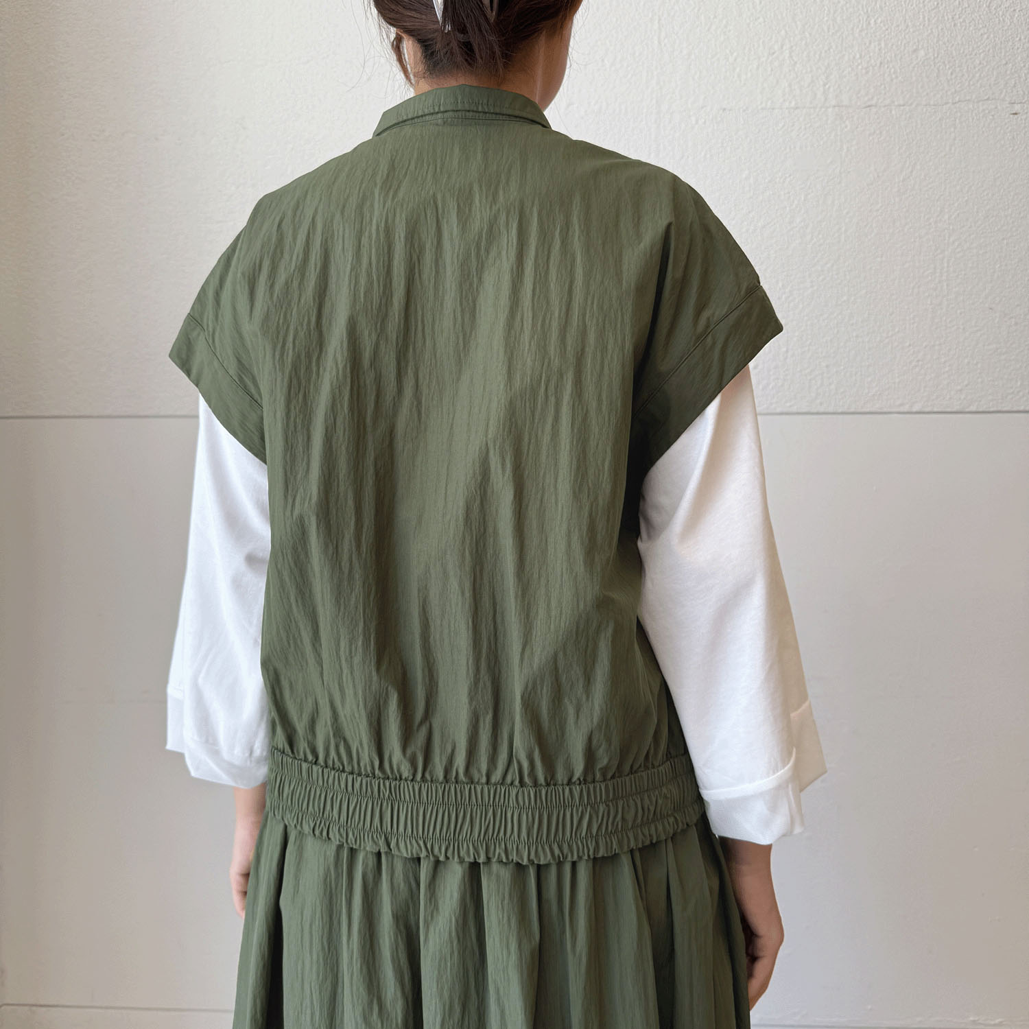 配色使いファスナーベスト - 画像5