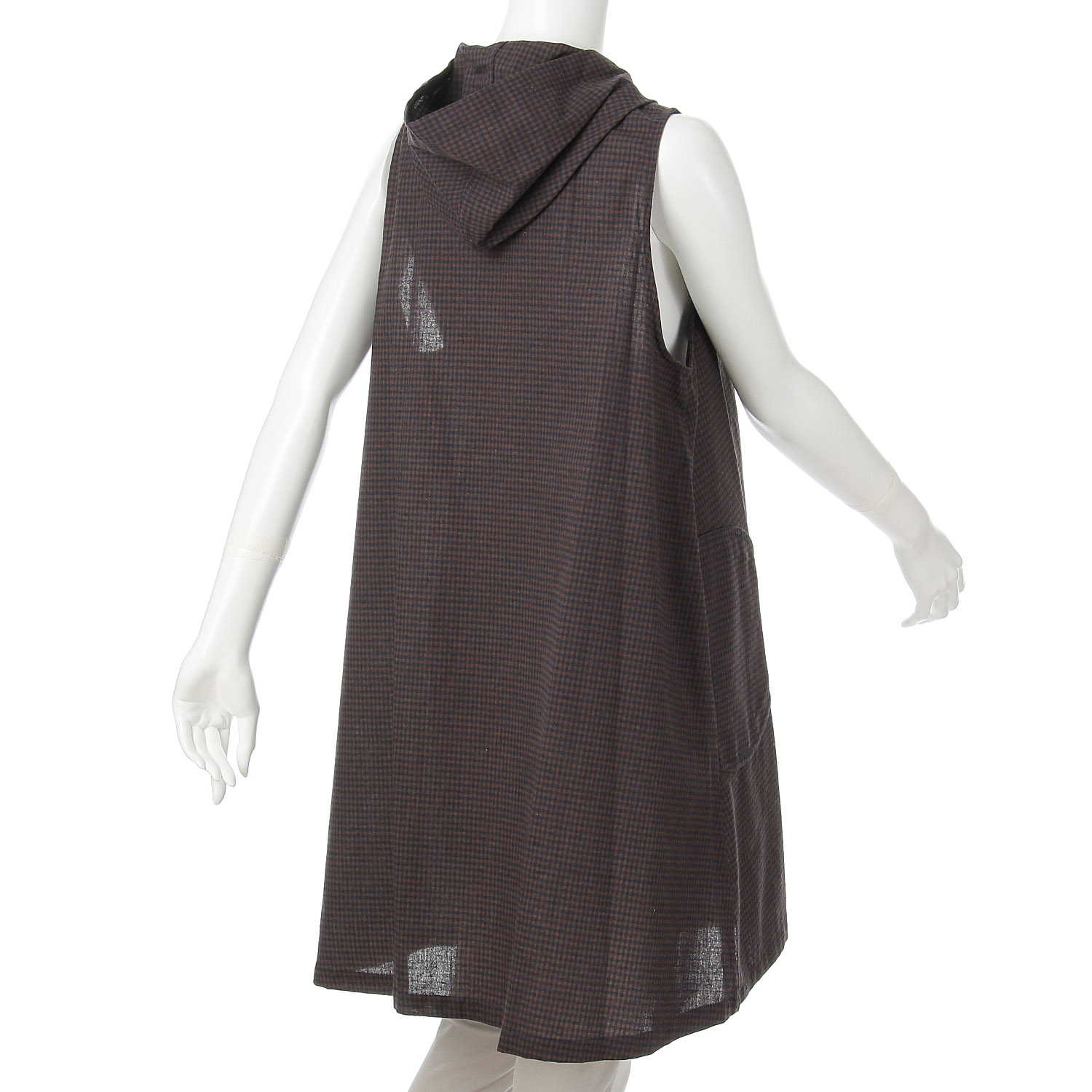 T／C／Rギンガムチェックベスト - 画像3