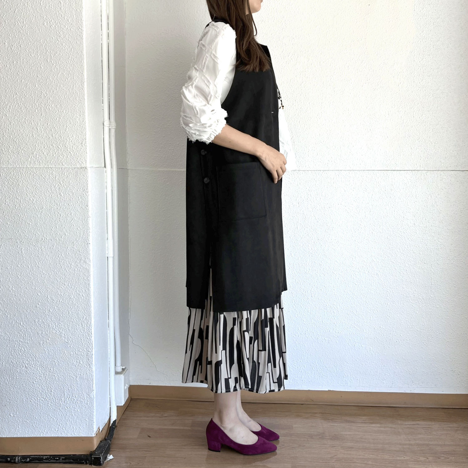 【Insta Live】ストレッチスエードベスト - 画像3