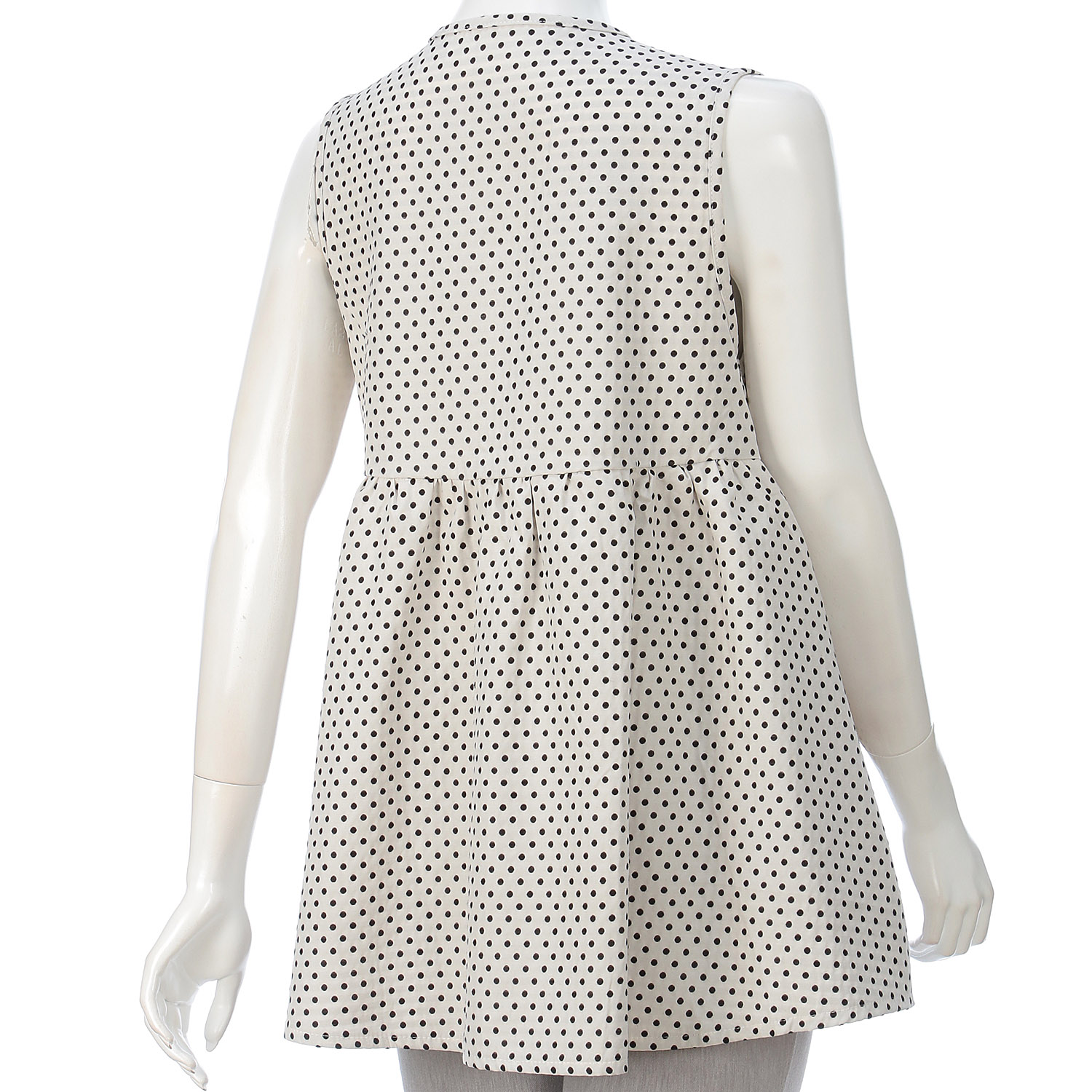 【Insta Live】ギャザーフレアベスト風ブラウス - 画像5