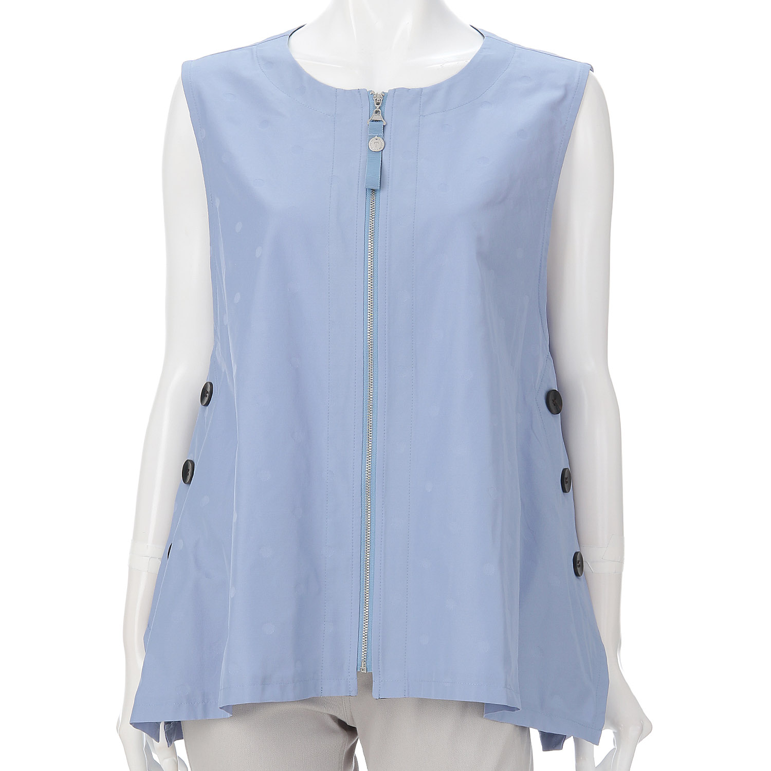 水玉ジャガードベスト - 画像7