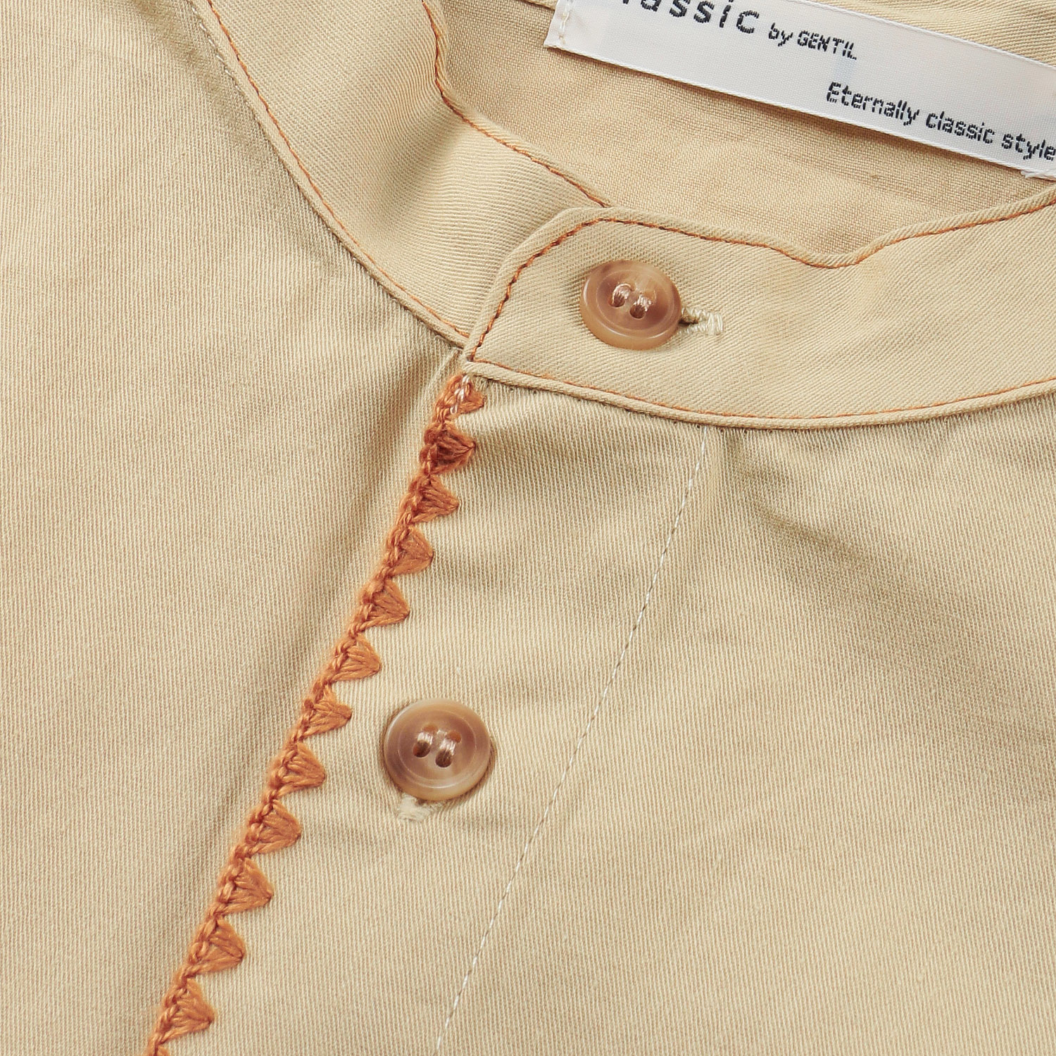 【Insta Live】GENTIL ブランケットステッチシャツ - 画像10