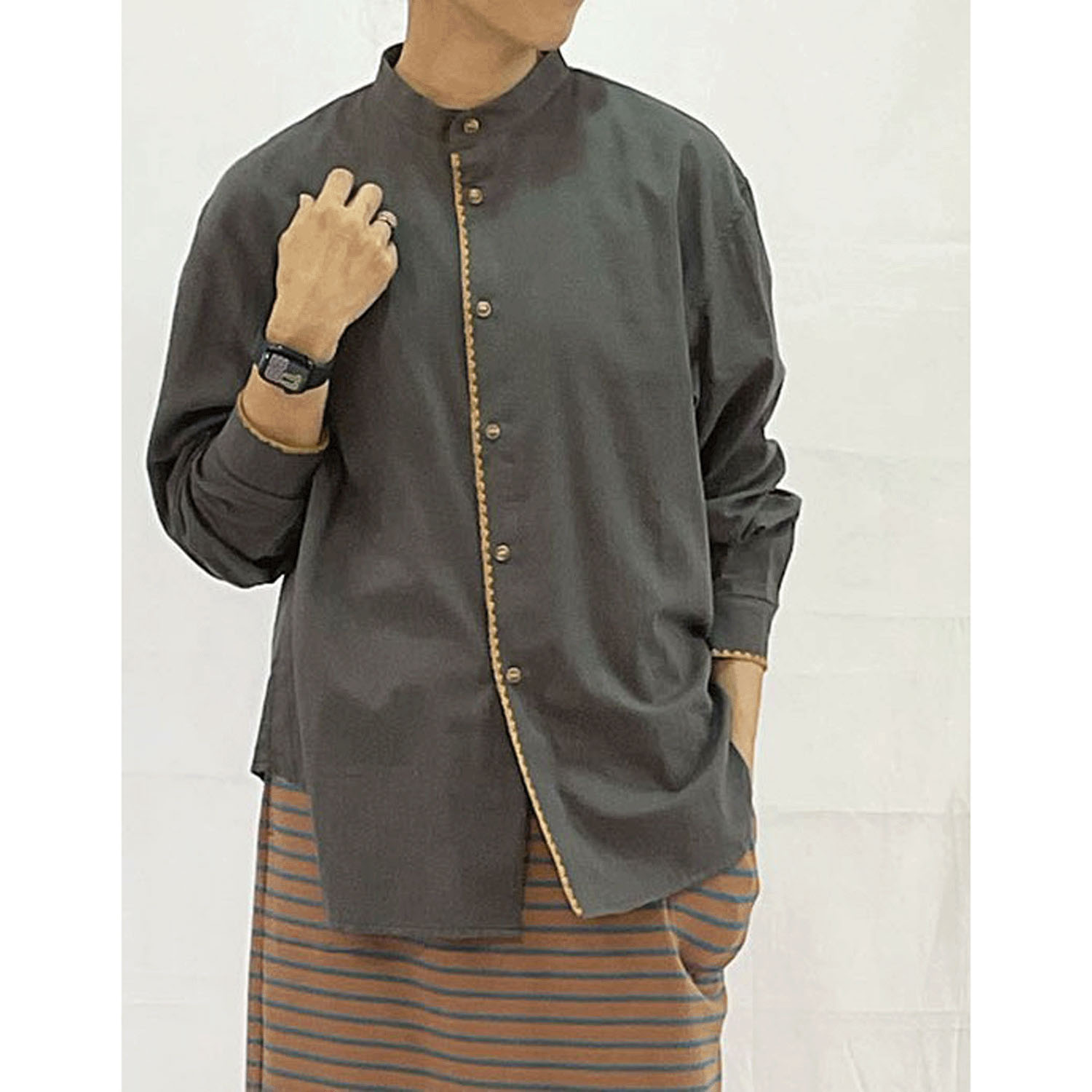 【Insta Live】GENTIL ブランケットステッチシャツ