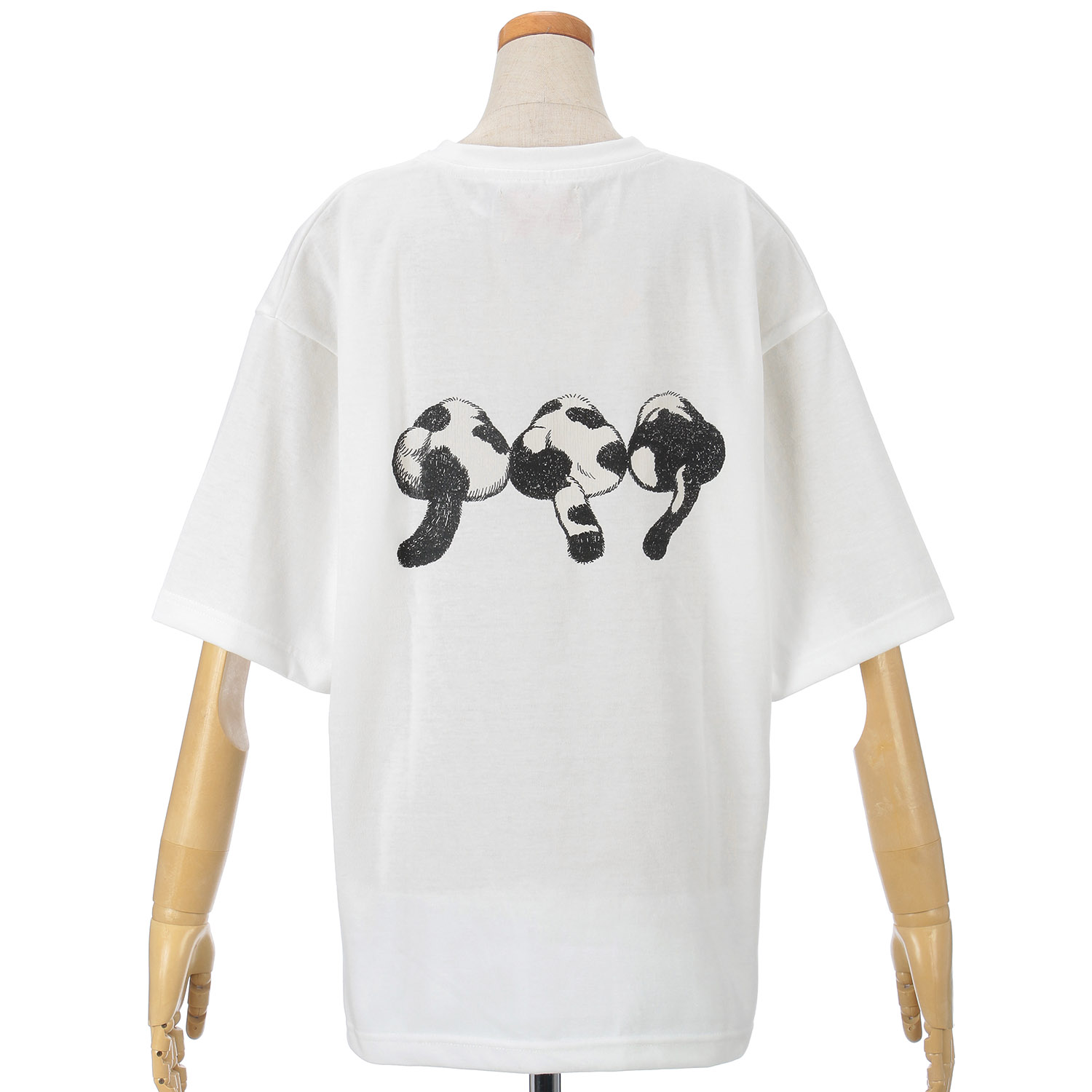 【Insta Live】CORISCO Animal Village ネコ3匹Tシャツ - 画像4
